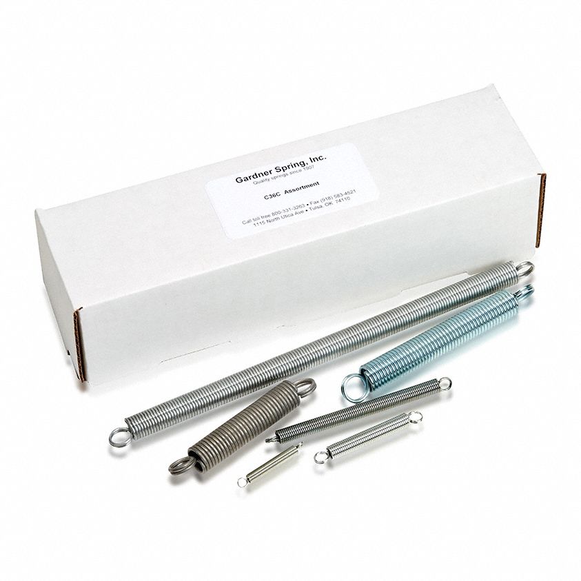 Extension Spring Assortment White