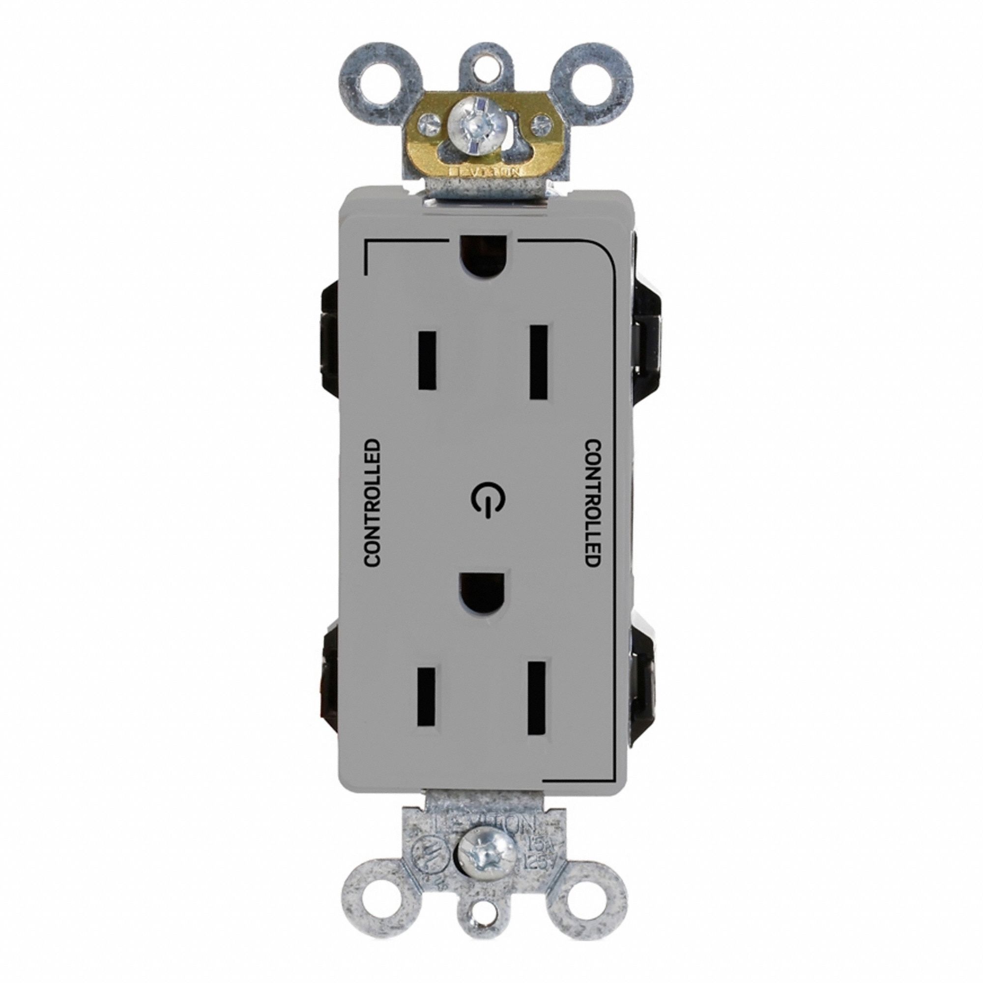 Lev-Lok DPl Dup 15A 125V 2MCtrl Gry