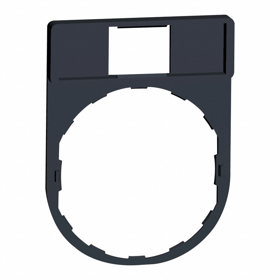 LegendPlateHolder, Plastic, Gray, 22mm