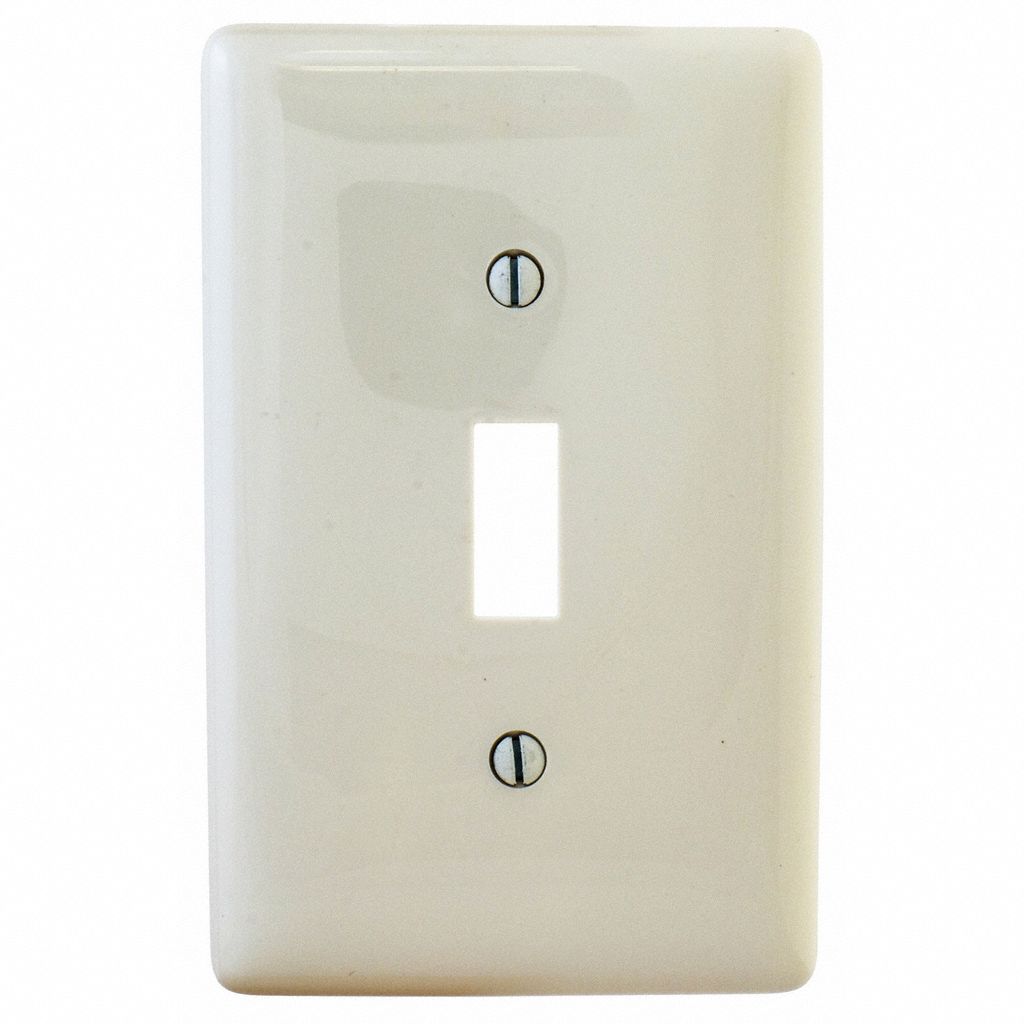 Wall Plate Toggle Almond Nylon