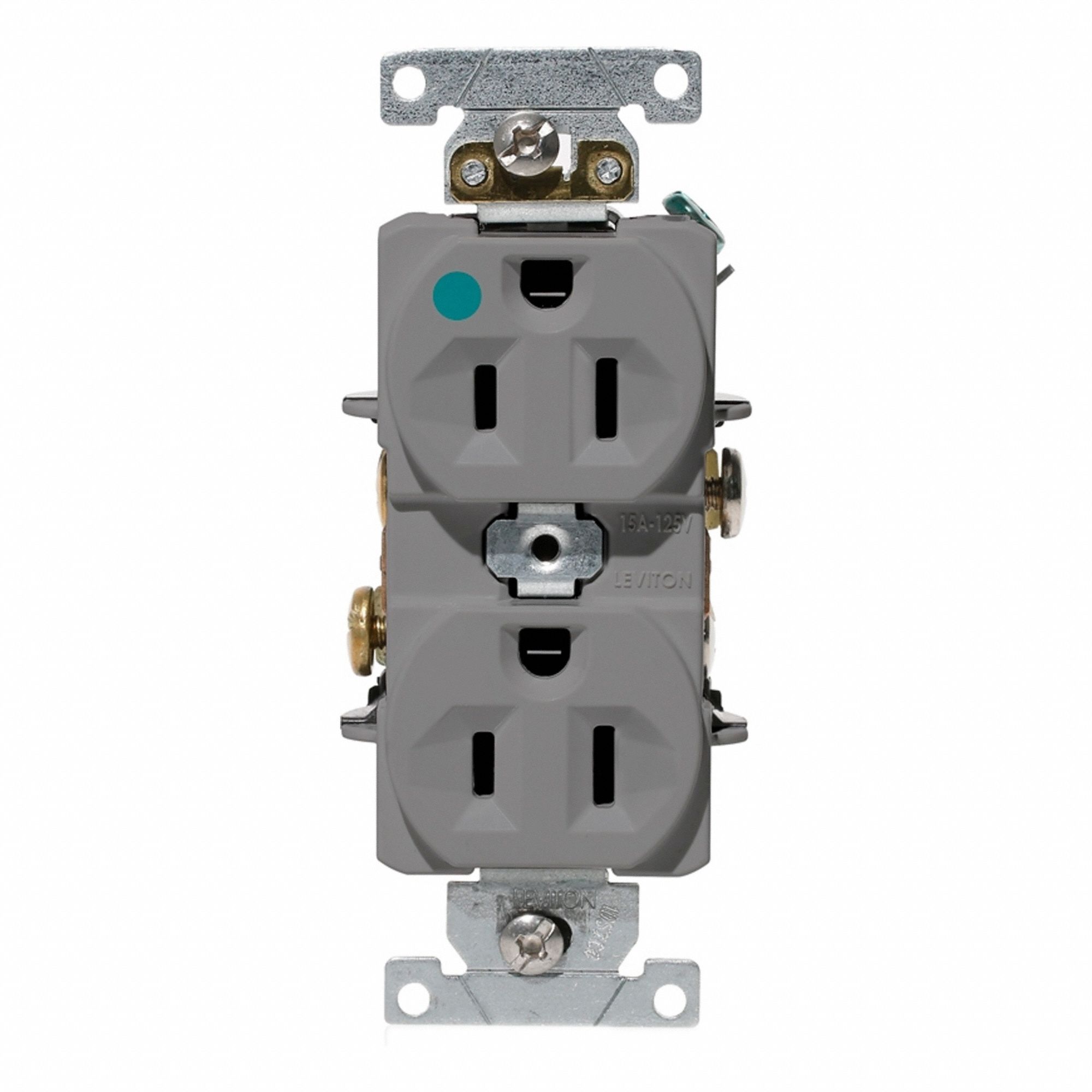 Dup HG 15A 125V Self-Gr Gry