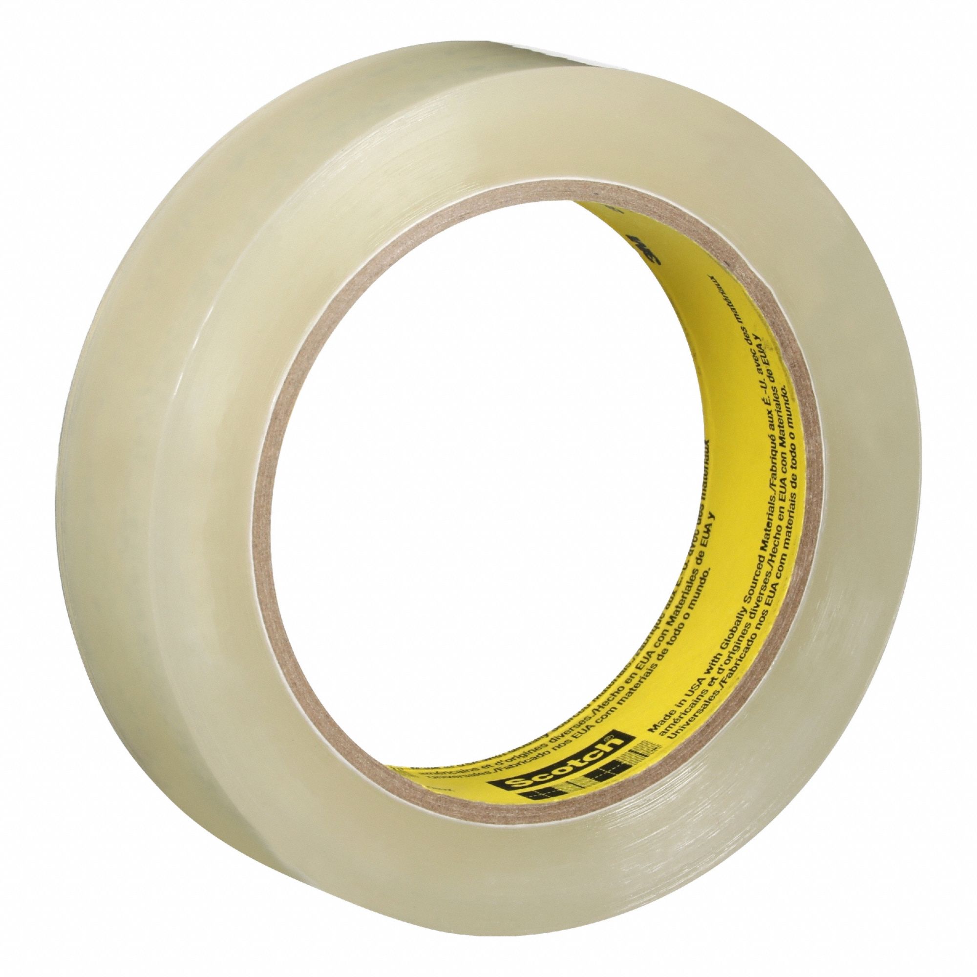 PACKAGING TAPE,600,LIGHT DUTY,CLEAR,PK6
