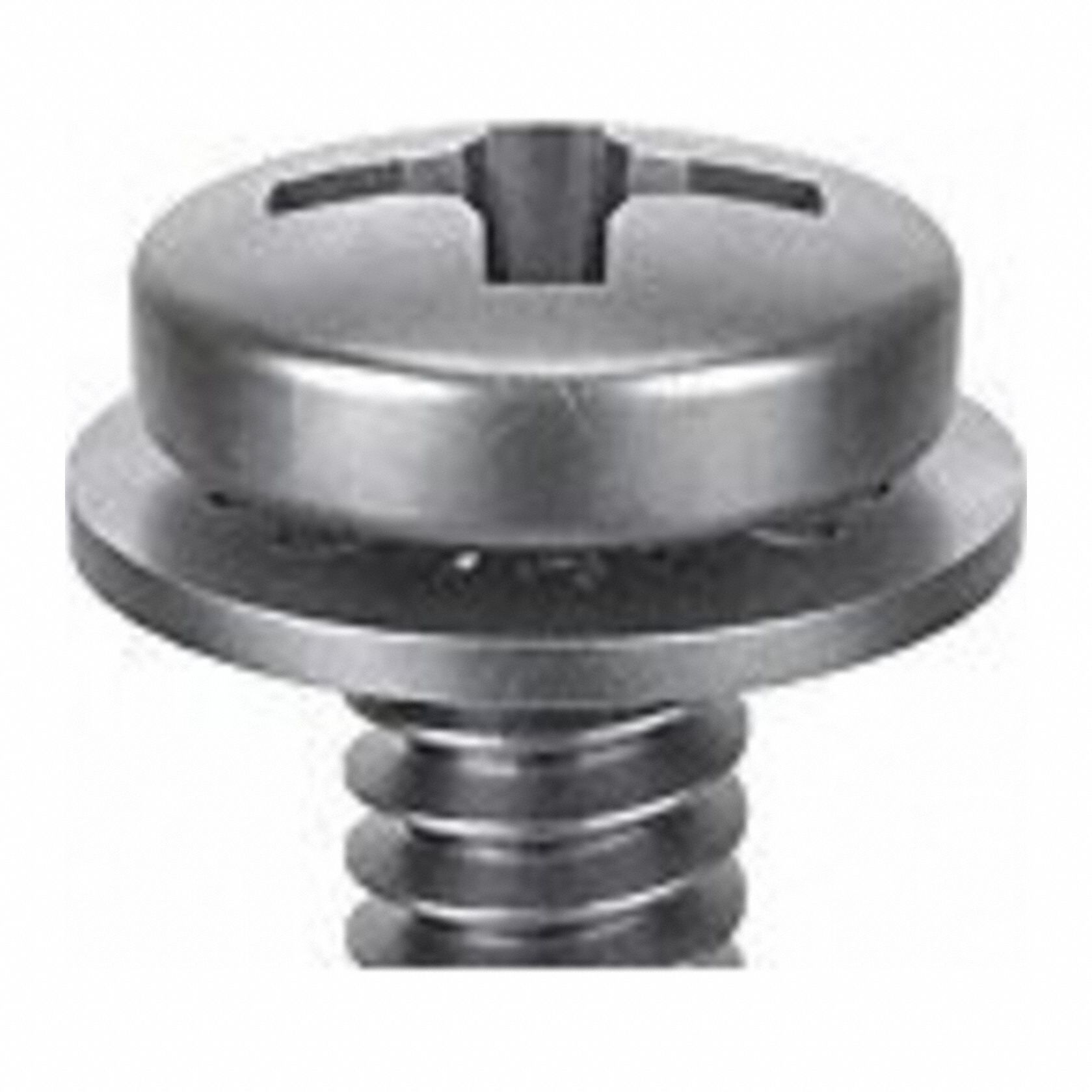 SEMS Screw: Internal Tooth, M3x0.50 Thread Size, 8 mm Lg, Stainless Steel, Passivated, Pan, 25 PK