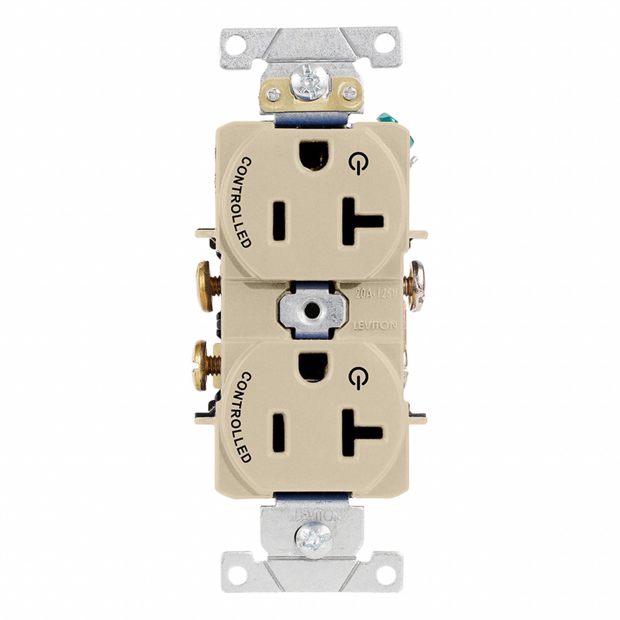 Duplex Receptacle Outlet 20A Ivory 125V