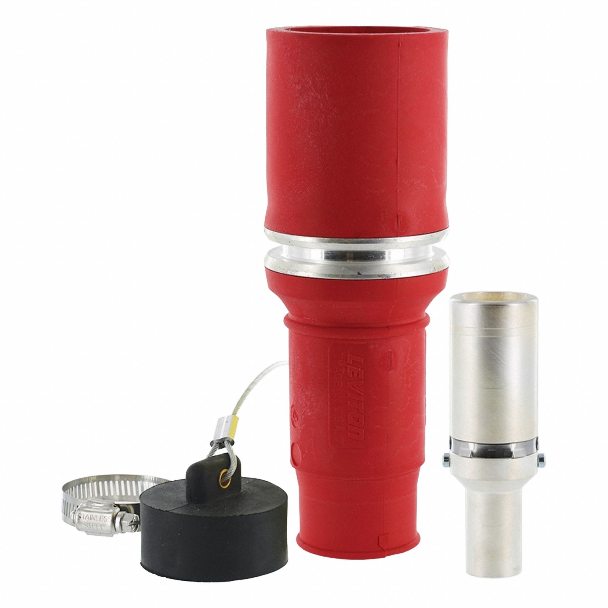 Single Pole Female Connector: Female Connector, 636 A, Red