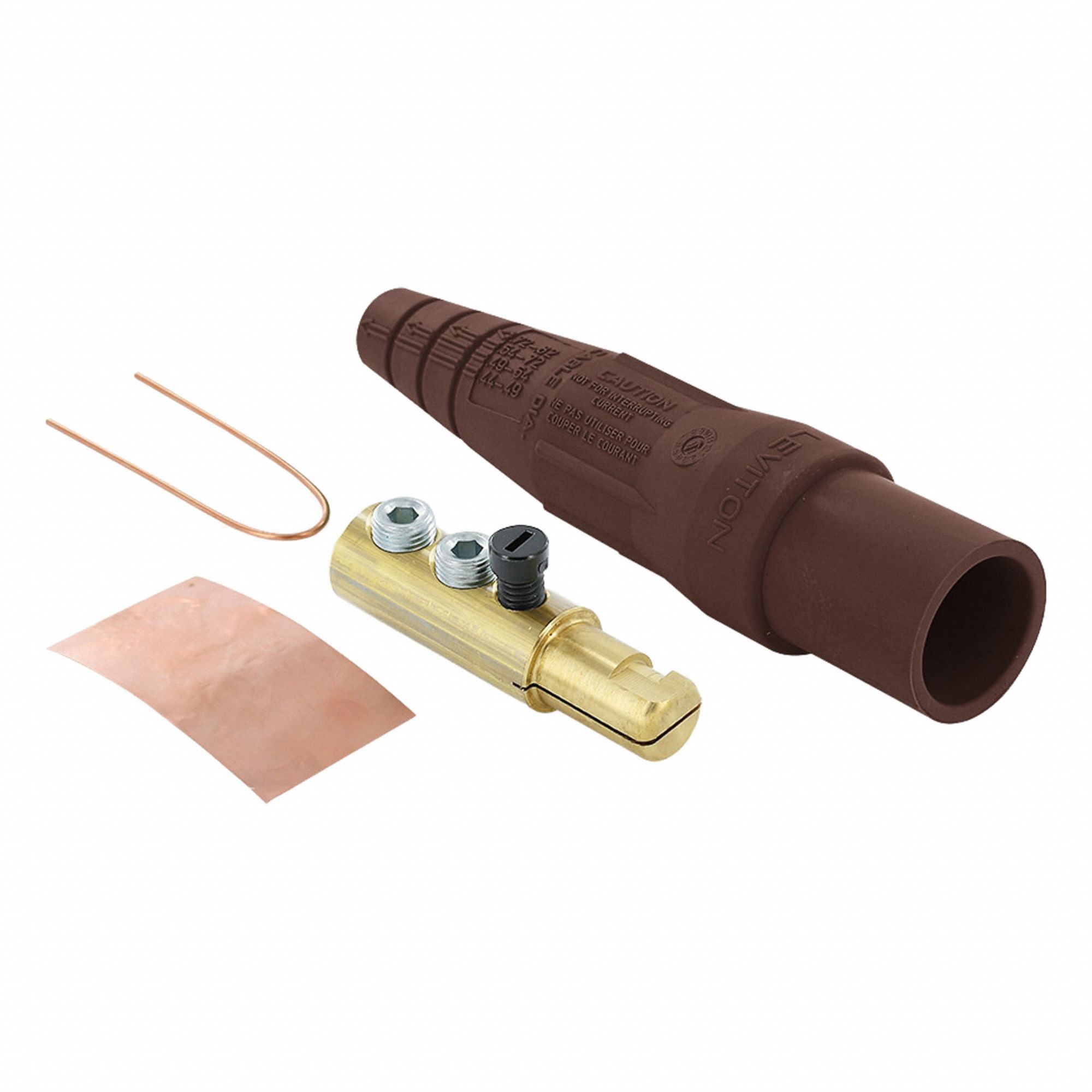 Single Pole Inline 190 A Male Brown