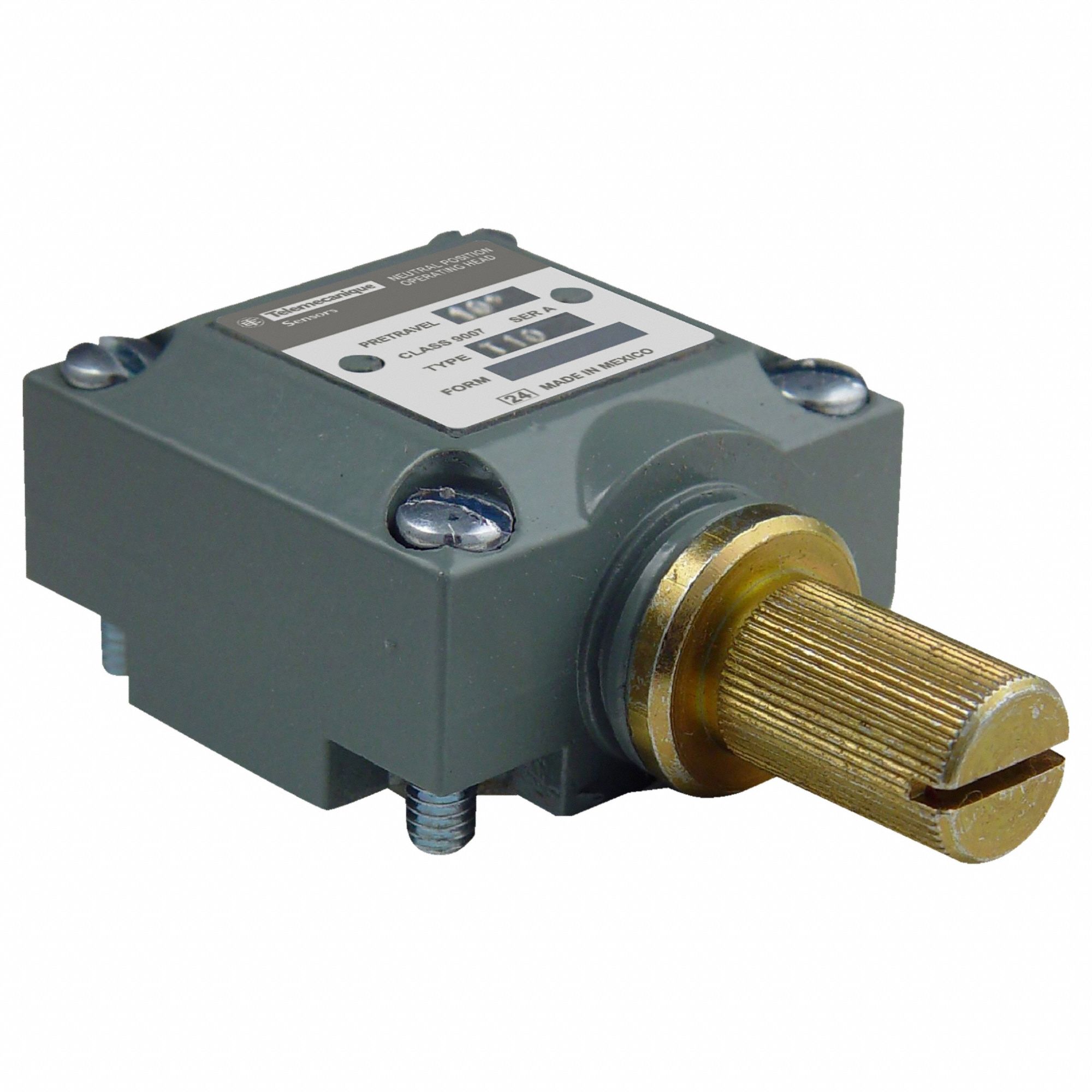 Limit Switch Head: Side