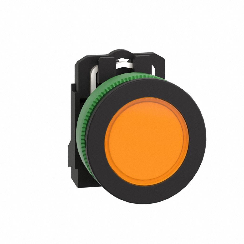 Pilot Light: 30 mm Panel Mounting Size, Orange, LED, XB5 Series