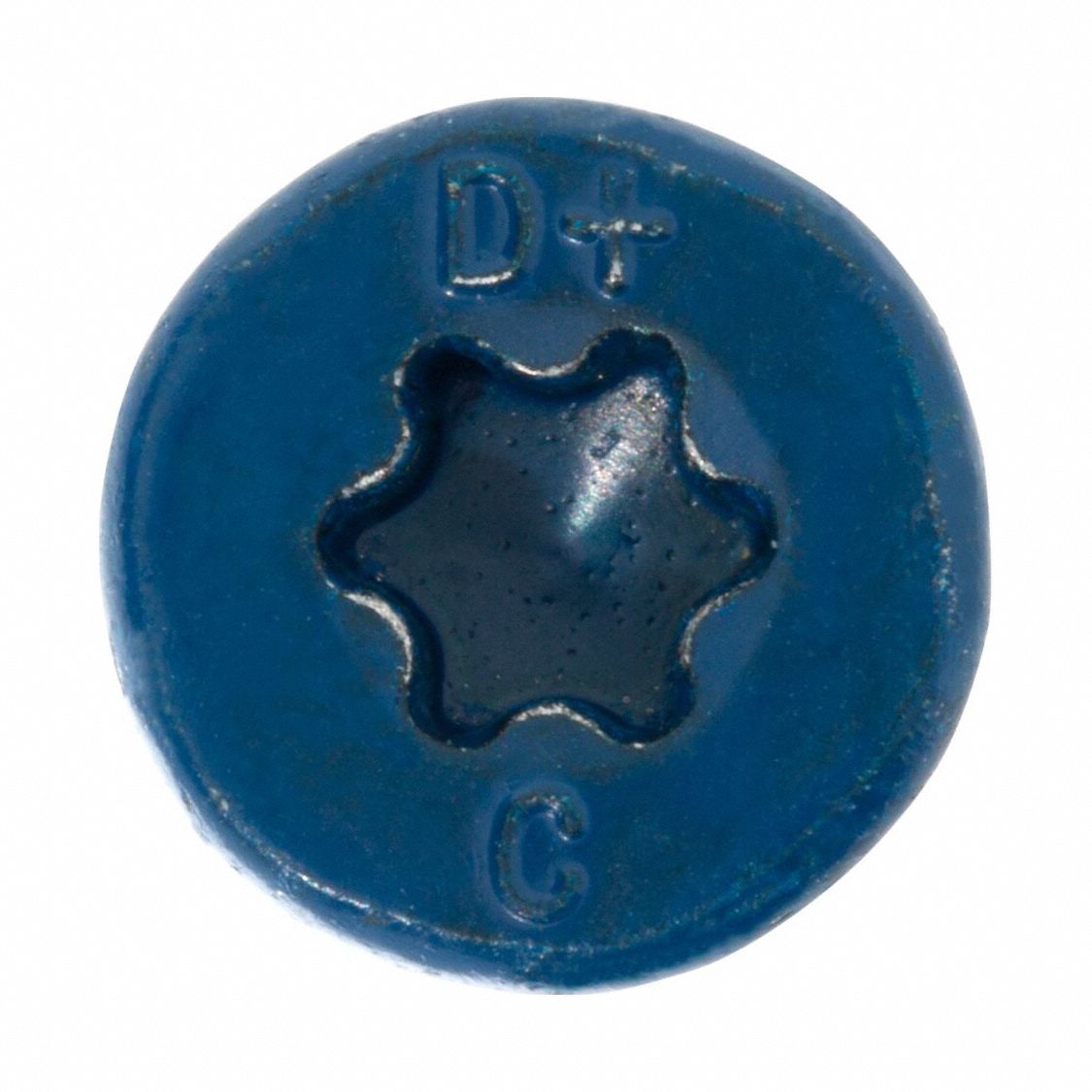 Concrete Anchor Screw: 2 3/4 in Overall Lg, 9/64 in Dia, Steel, Zinc-Plated, Torx, 100 PK