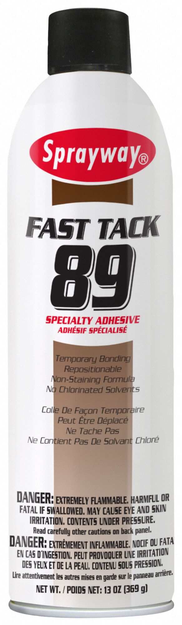 SPRAYWAY, Fast Tack 89, Gen Purpose, Spray Adhesive 21GR35SW089
