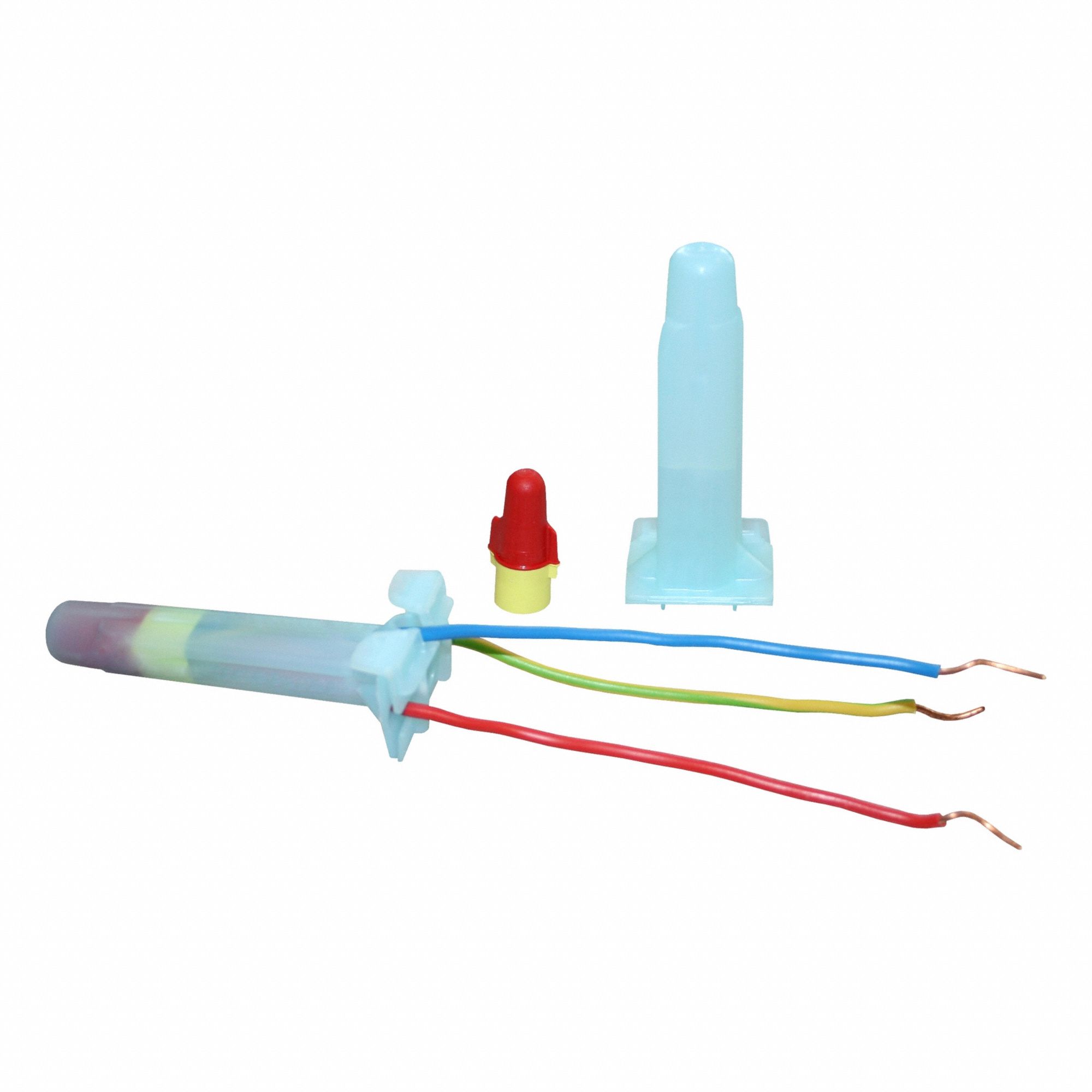 3M Splice Kit: 600 V Max Volt (MPN 58574). Key specifications — Container Type: Box; Kit Includes: Tube Moisture-Resistant Grease Sealant and Performance Plus Wire Connector R/Y+ (Red and Yellow); Special Features: Twist-On Type for Quick Connection; Brand: 3M; Direct Burial Rated: Yes.