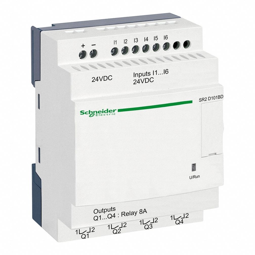 Compact Smart Relay: (6) Resistive, (4) Relay, 24V AC : 24V DC