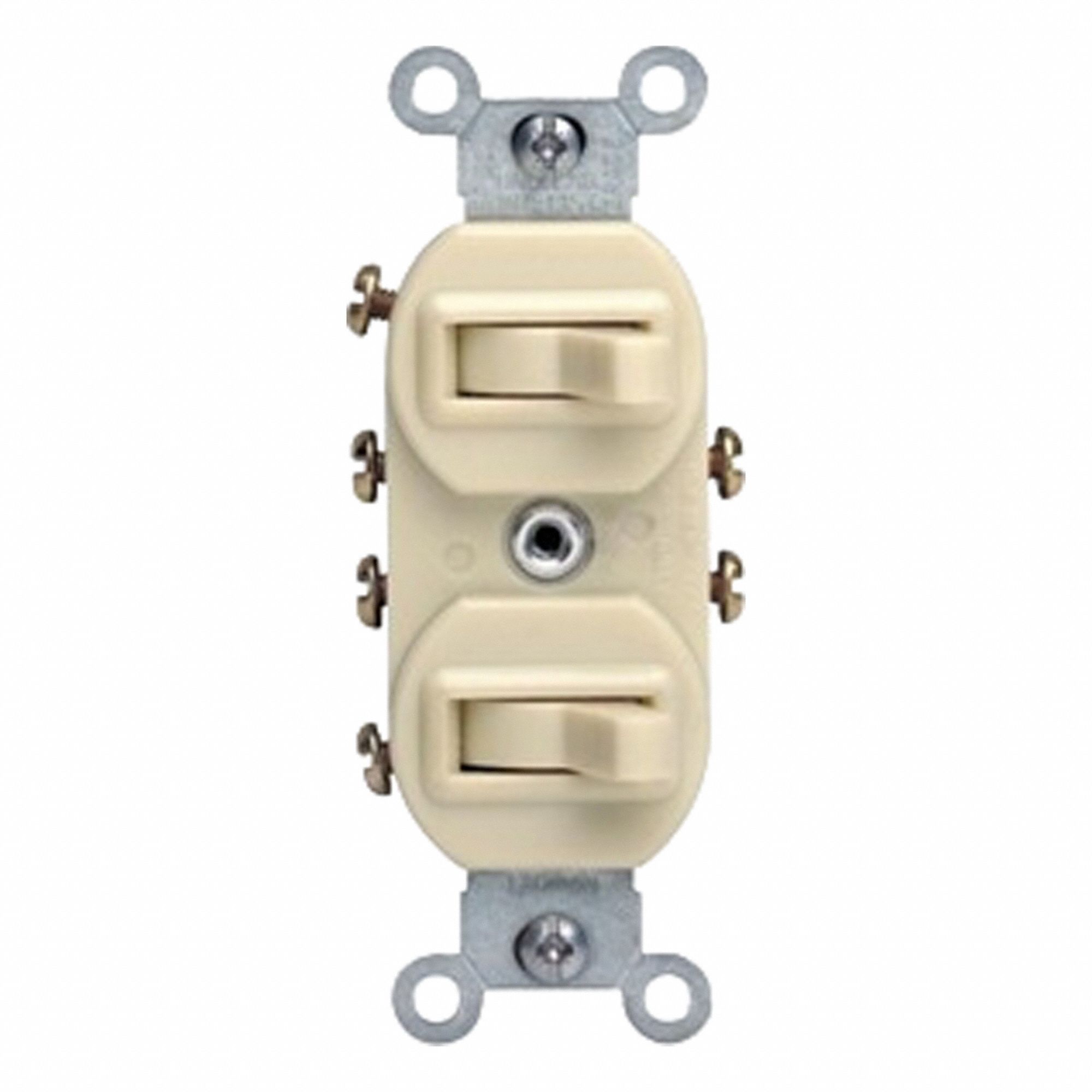 Wall Switch Toggle 15 A White