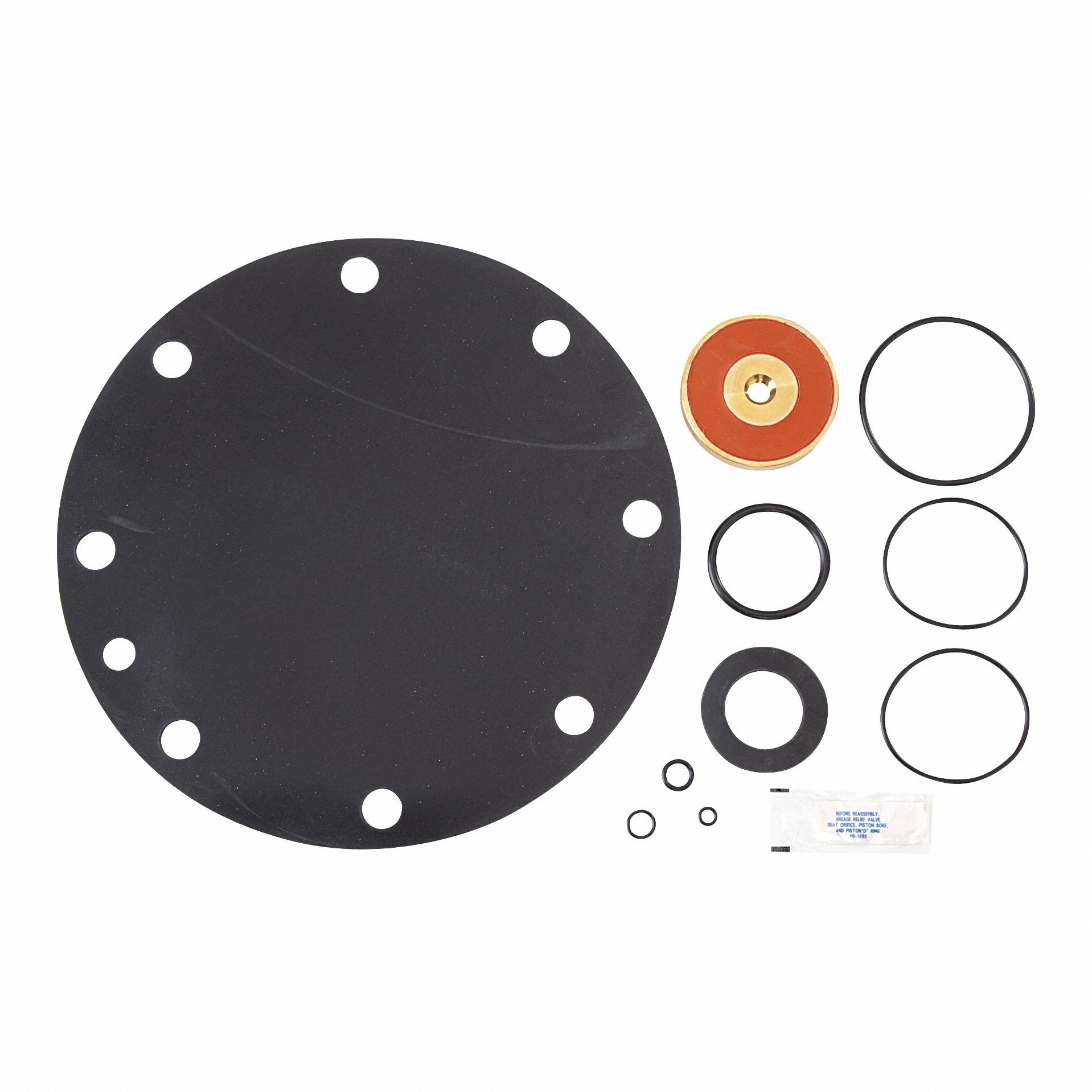 Relief Valve Repair Kit: Relief Valve Repair Kit, 793PG8, 8 in Compatible Valve Size, 909