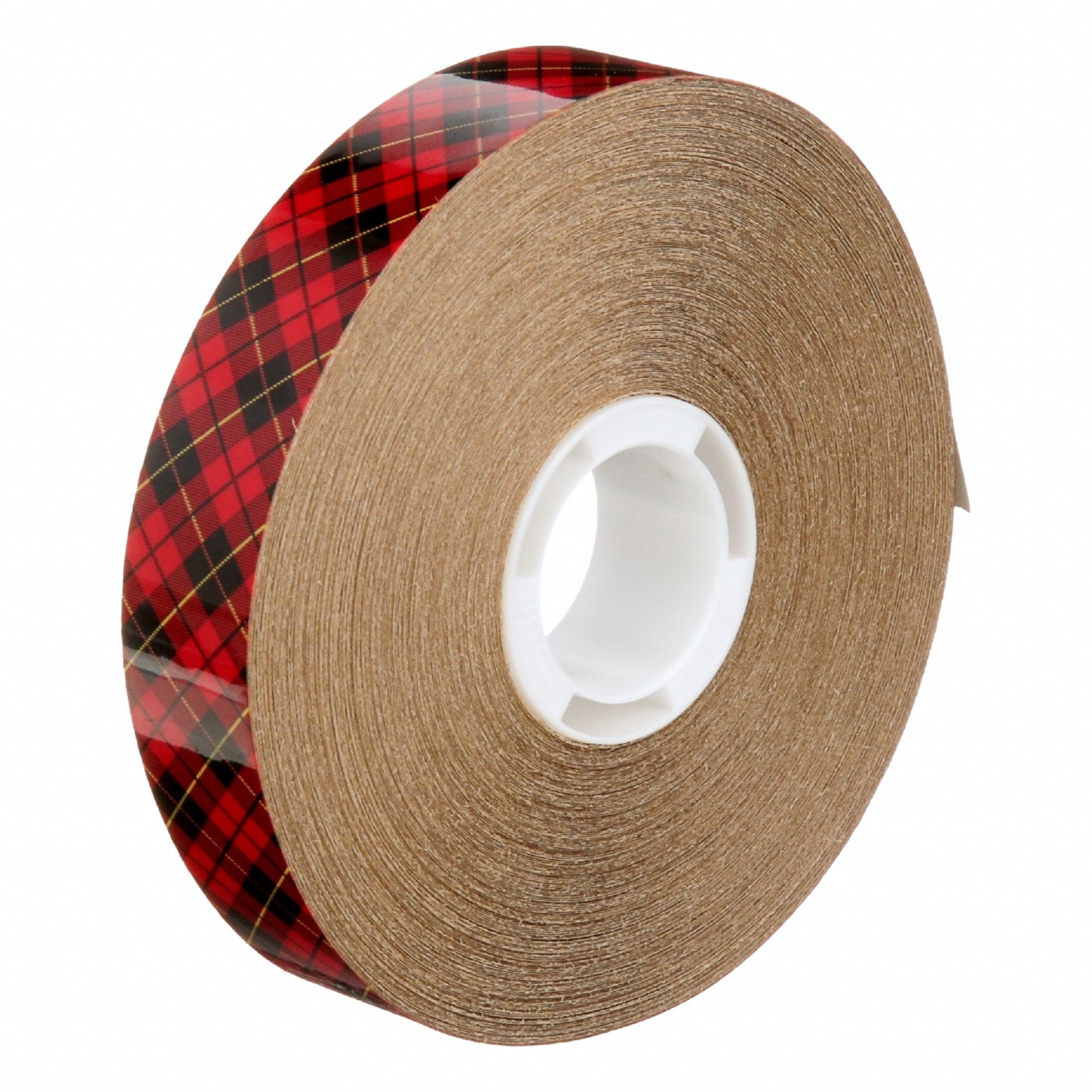 Transfer Tape: 3/4 in Wd, 36 yd Lg, 5 mil Thick, Kraft Paper, Acrylic, Transparent, 48 PK