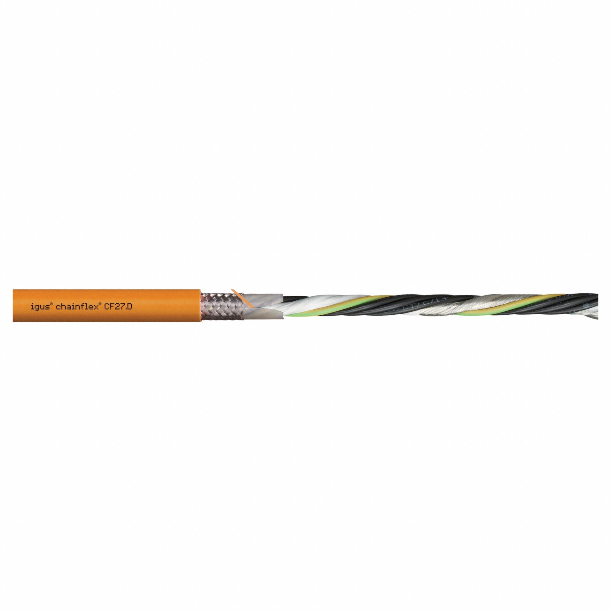 VFD Servo Motor Cable,  Orange,  1000 V