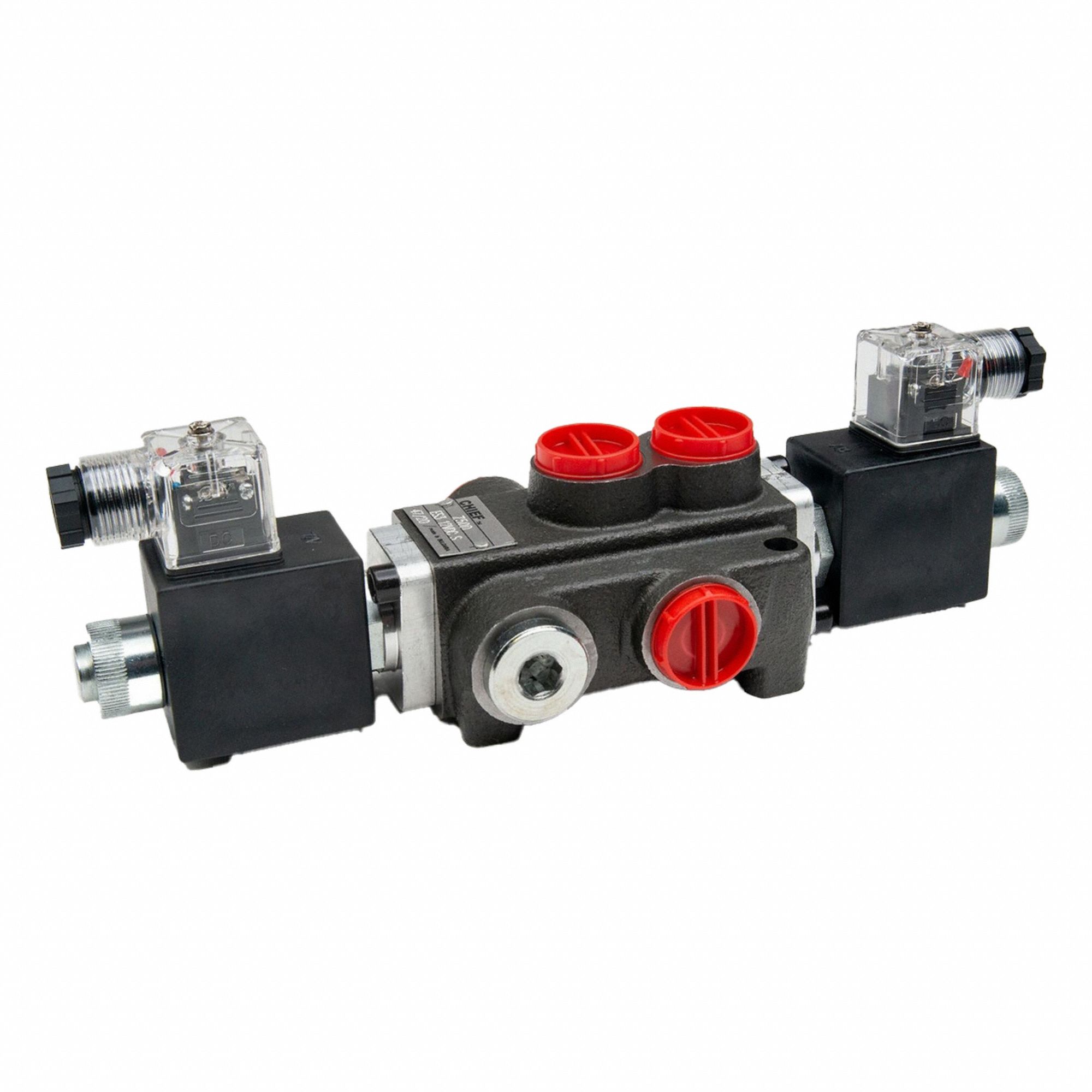 Hydraulic Manifold Valve: 21 gpm Max Flow Rate, Three Positions, 3, 625 psi Max Pressure, 12 V