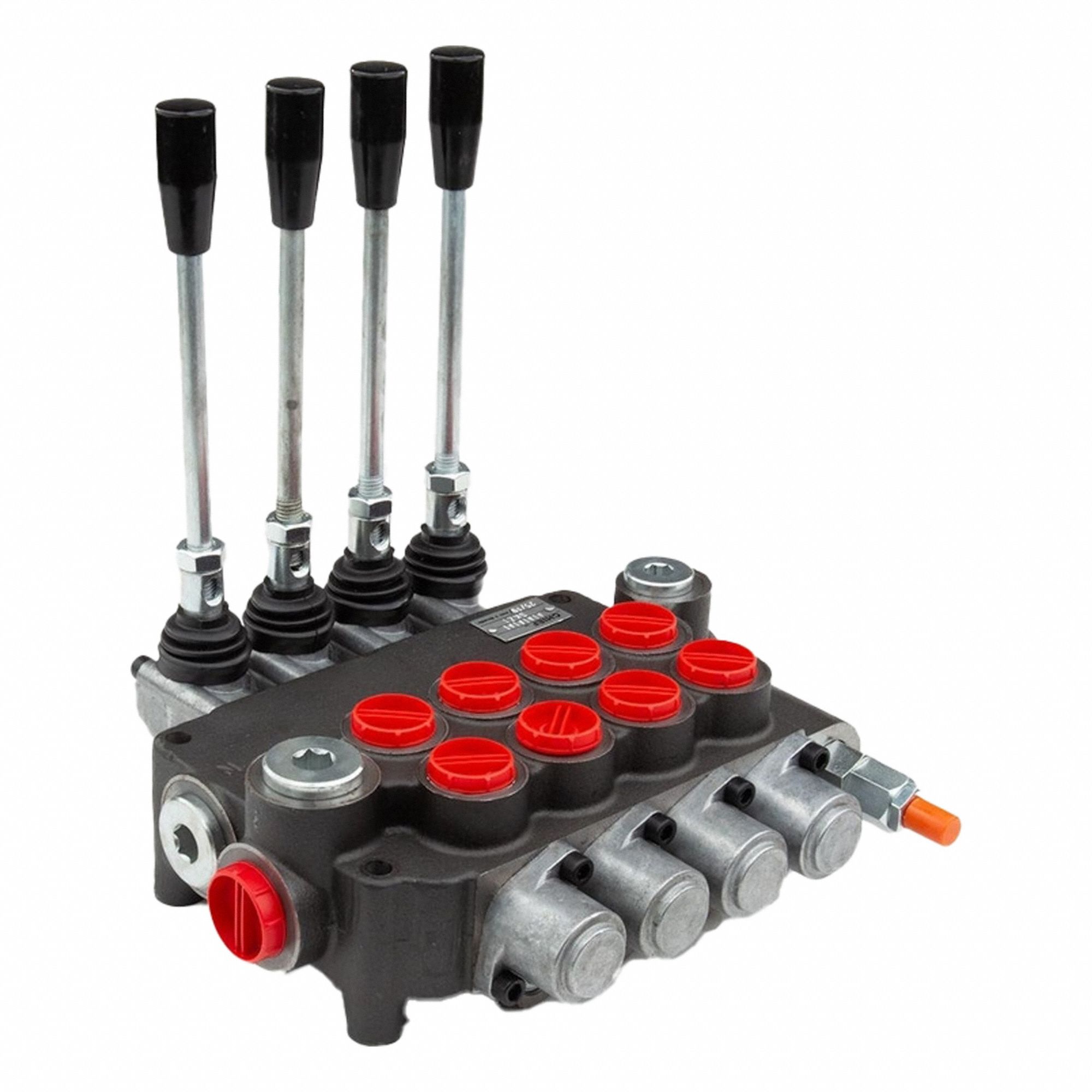 Hydraulic Directional Control Valve: Four-Way / Three Positions, Tandem Center, 4 Spools