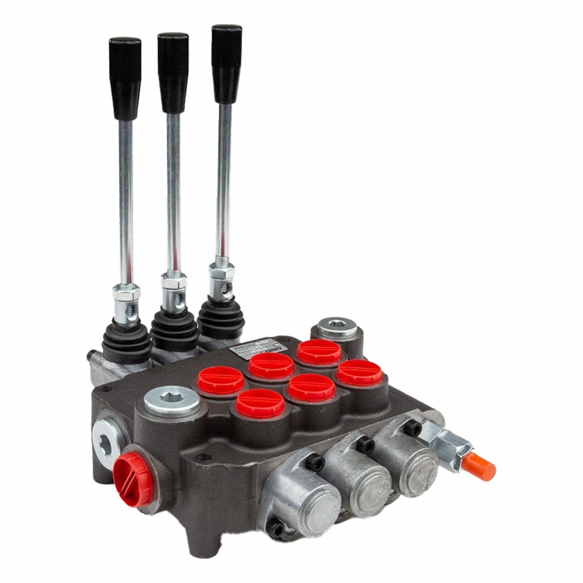 Hydraulic Directional Control Valve: Four-Way / Three Positions, Tandem Center, 3 Spools