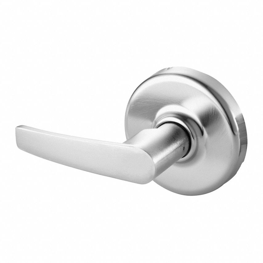 Door Lockset: Dummy Lever Locksets, Chrome, ADA Compliant