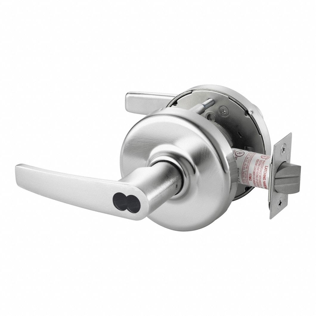 CORBIN, Classroom Security Lever Locksets, Chrome, Door Lockset