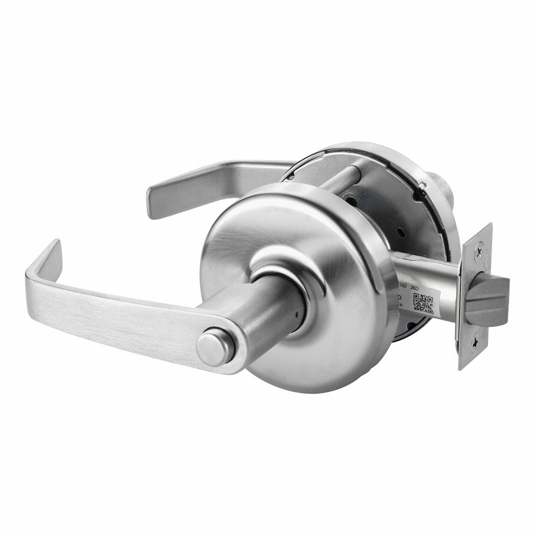 CORBIN, Privacy Lever Locksets, Chrome, Door Lockset - 821VD4|CLX3320TO ...