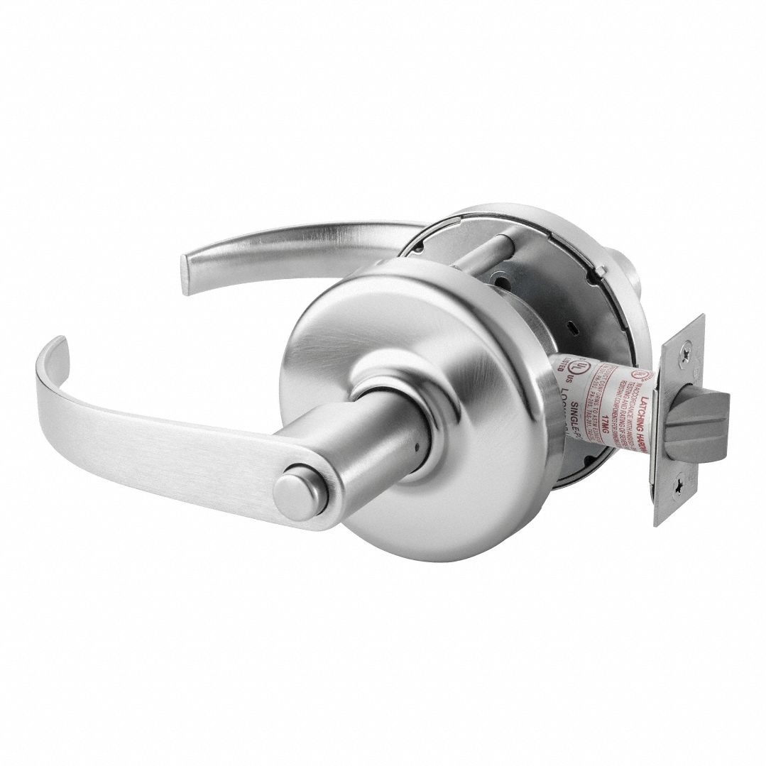 CORBIN, Privacy Lever Locksets, Chrome, Door Lockset - 821VD2|CLX3320H ...