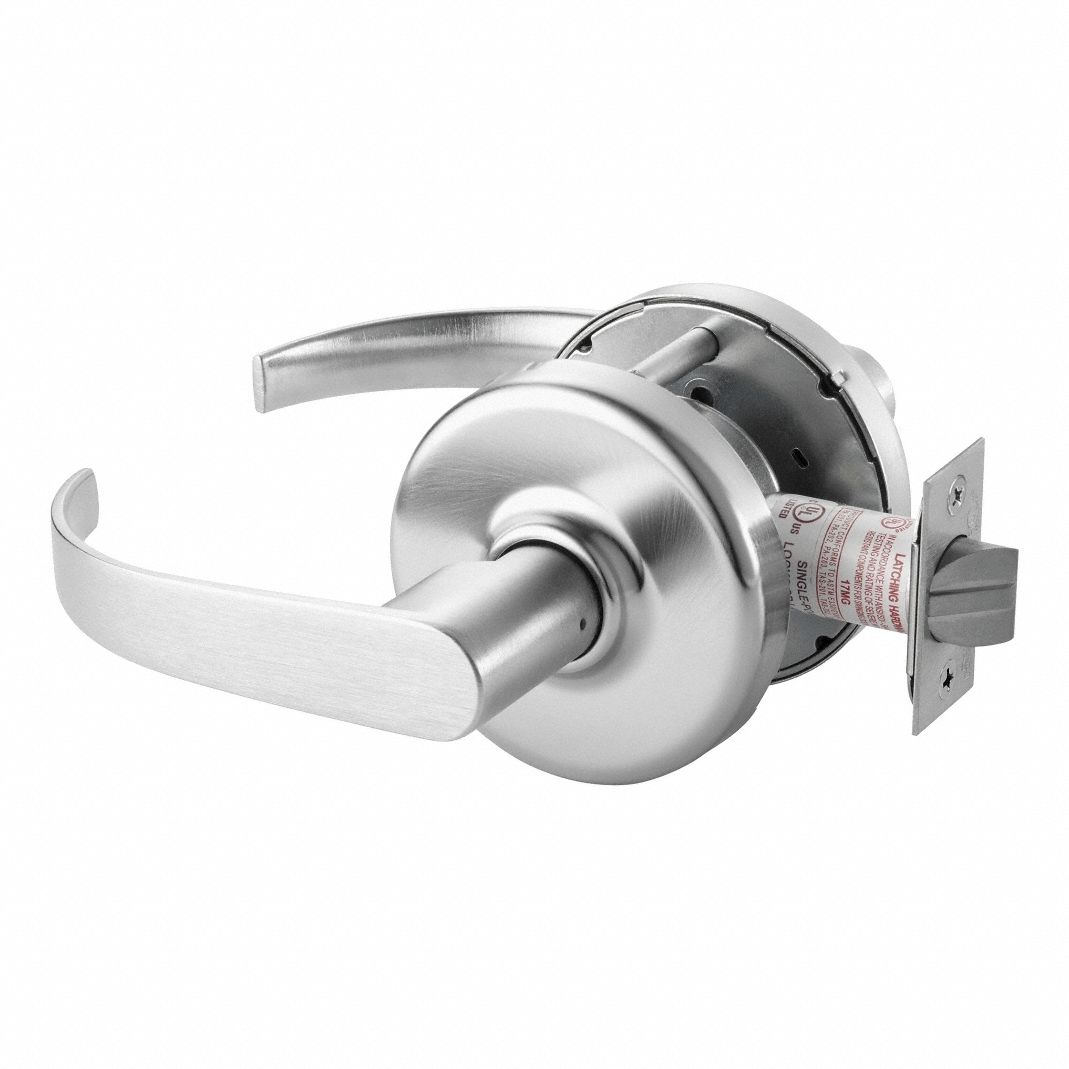 CORBIN, Passage Lever Locksets, Chrome, Door Lockset - 821VC6|CLX3310 ...