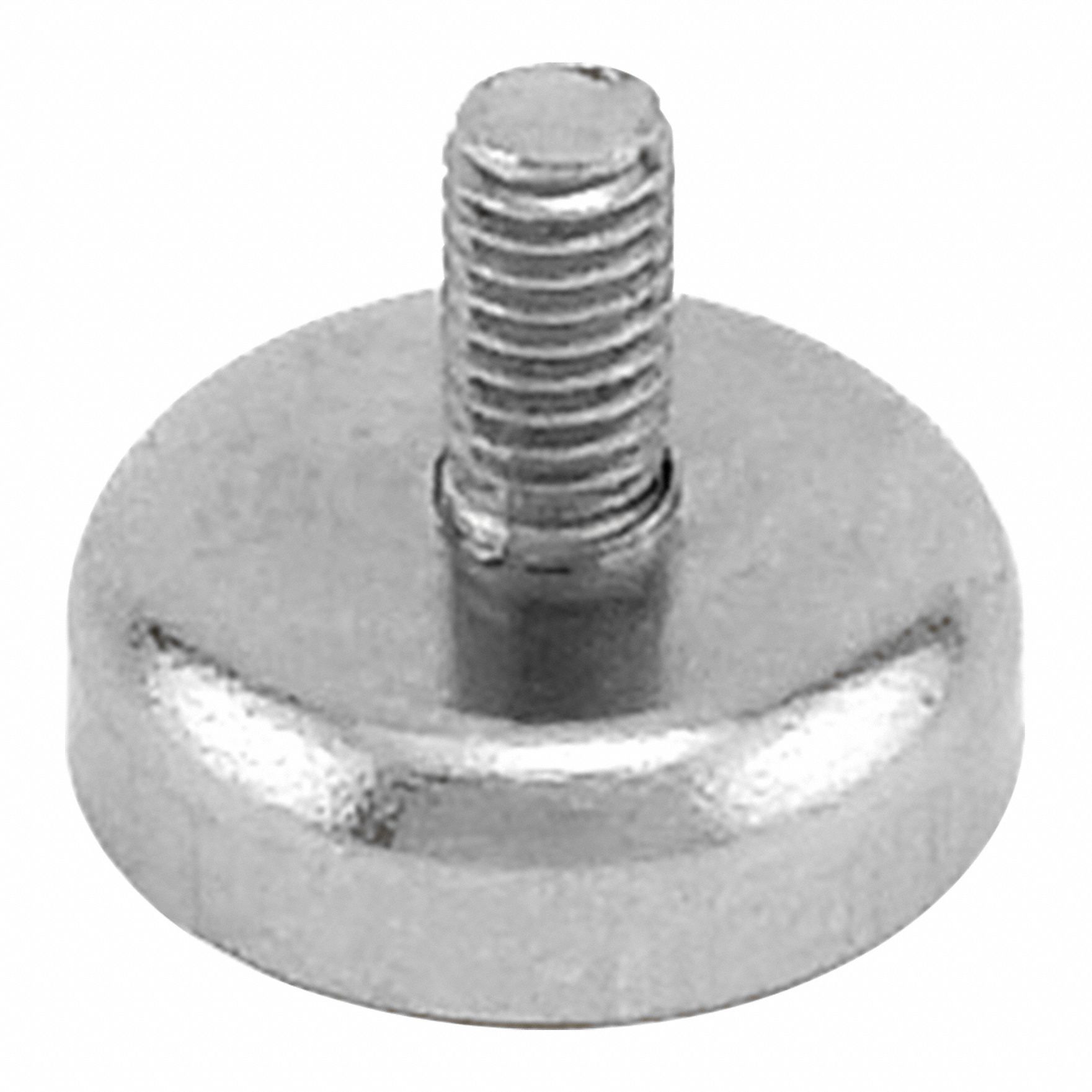 Rare Earth Magnet: Neodymium, 5/8 in Outside Dia, 0.2 in Thick, Disc Magnet, 42