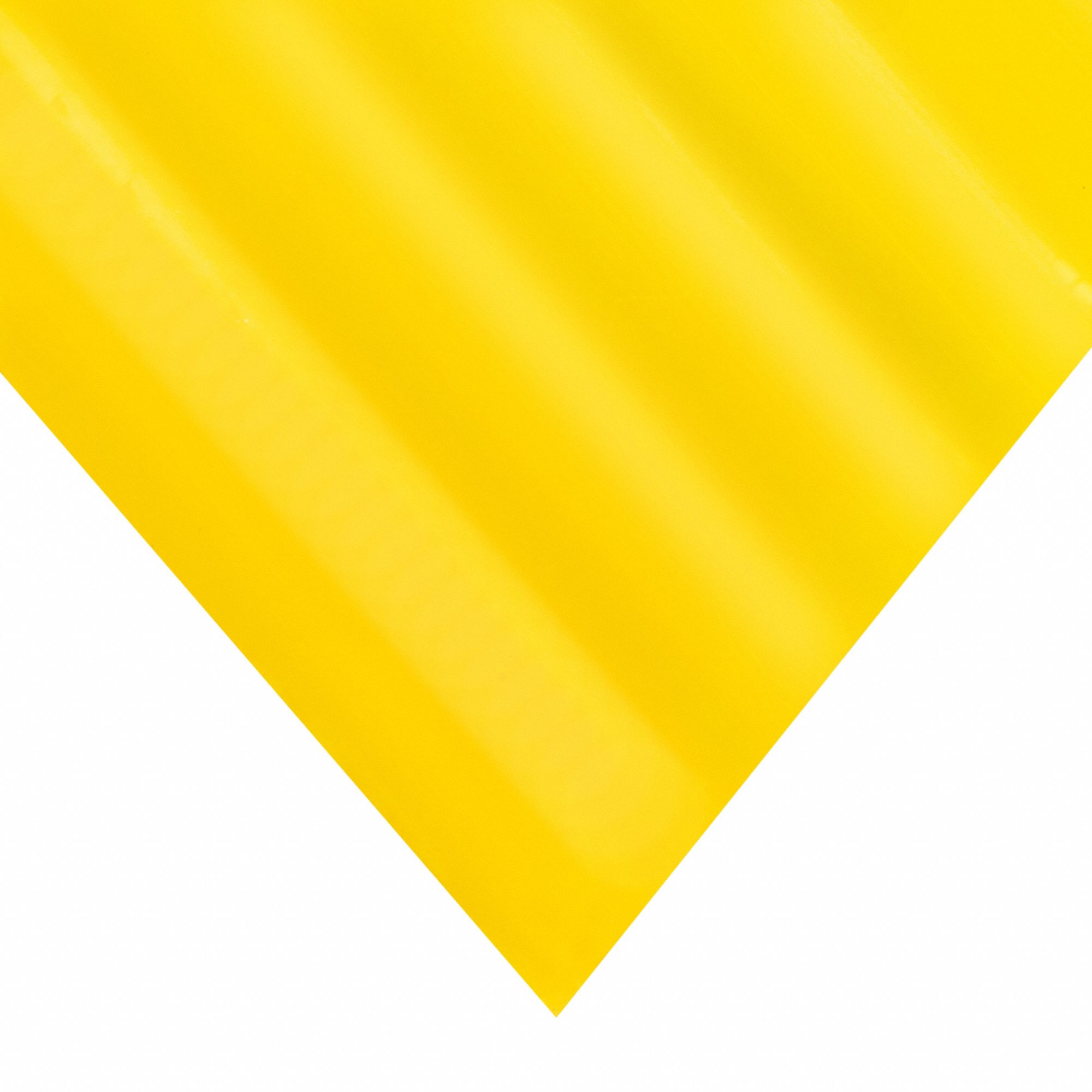 Polypropylene Sheet: 4 mm Thick, 12 in x 12 in, Opaque, Yellow, 4, 000 psi Tensile Strength