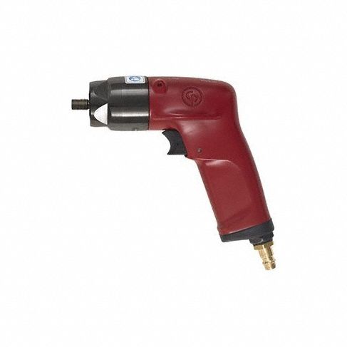 Air-Powered Drill: 3/8 in Chuck, Light Duty, 3, 200 RPM, 1.01 hp