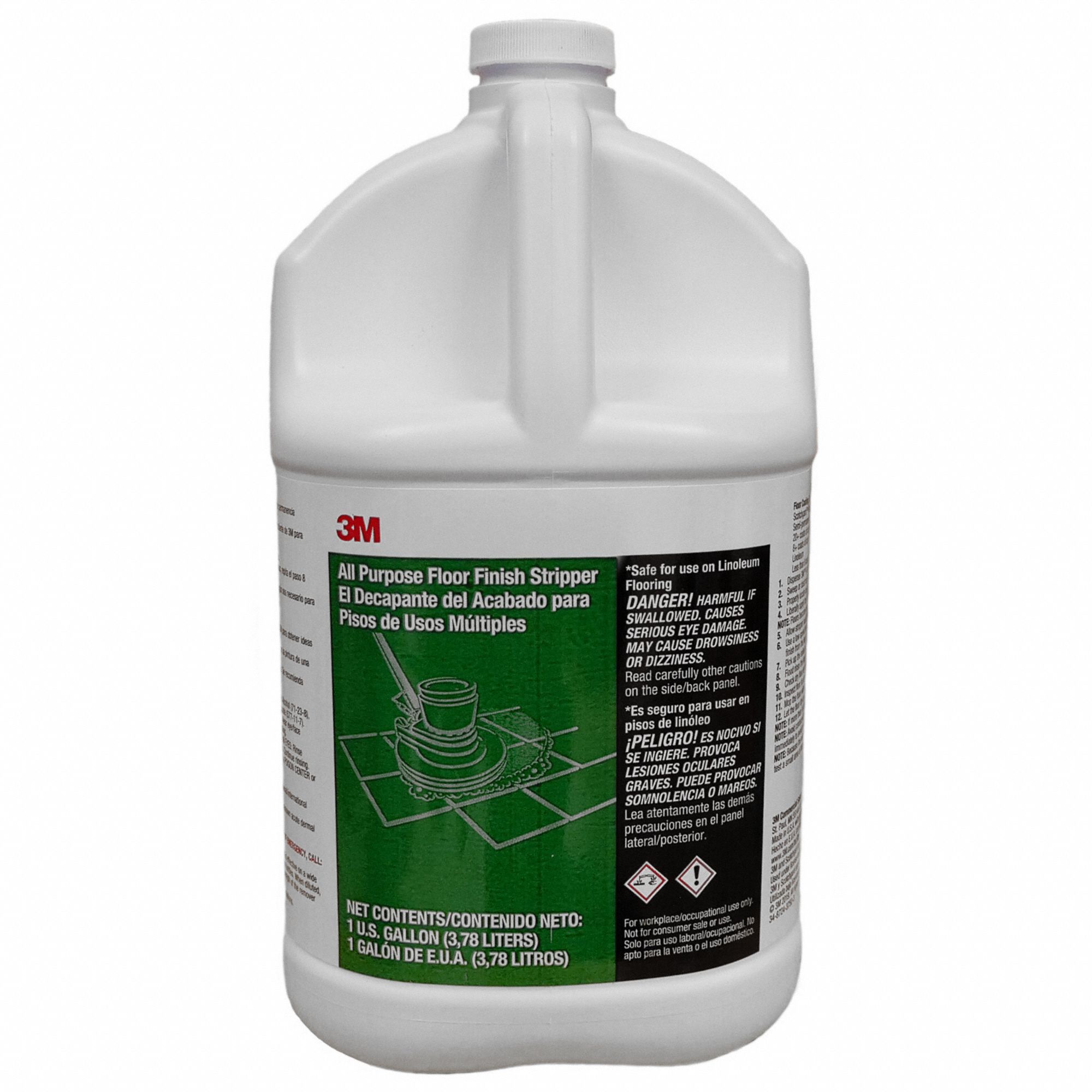 Floor Stripper: Jug, 1 gal Container Size, Concentrated, Liquid