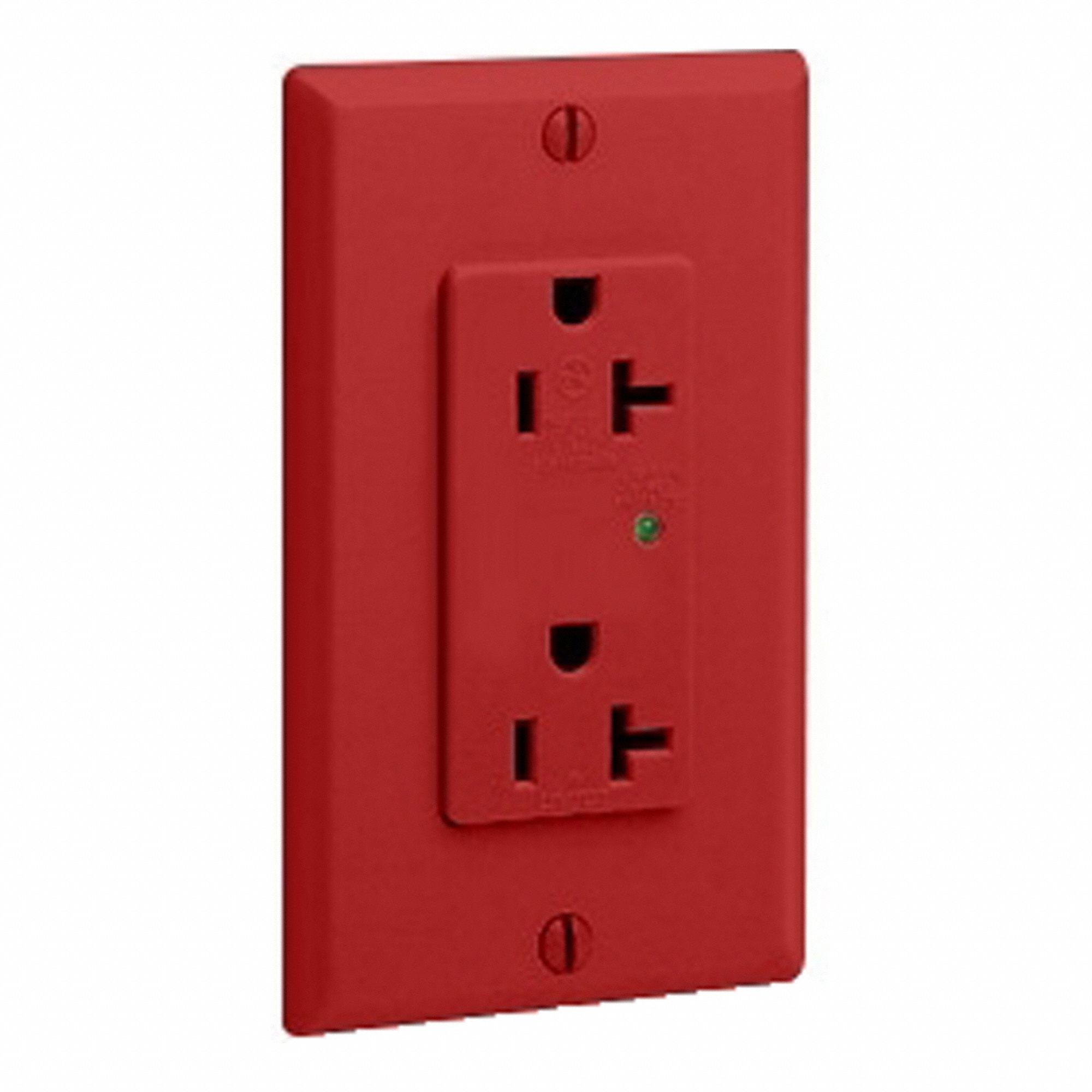 Decora Plus Surge Outlet 20A Red