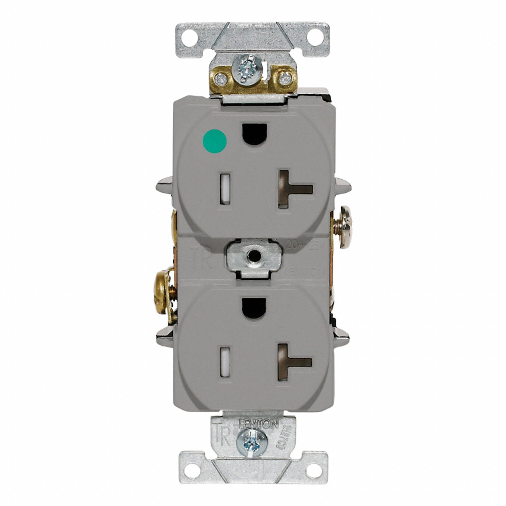 Duplex Outlet Gray 20A 125V TR
