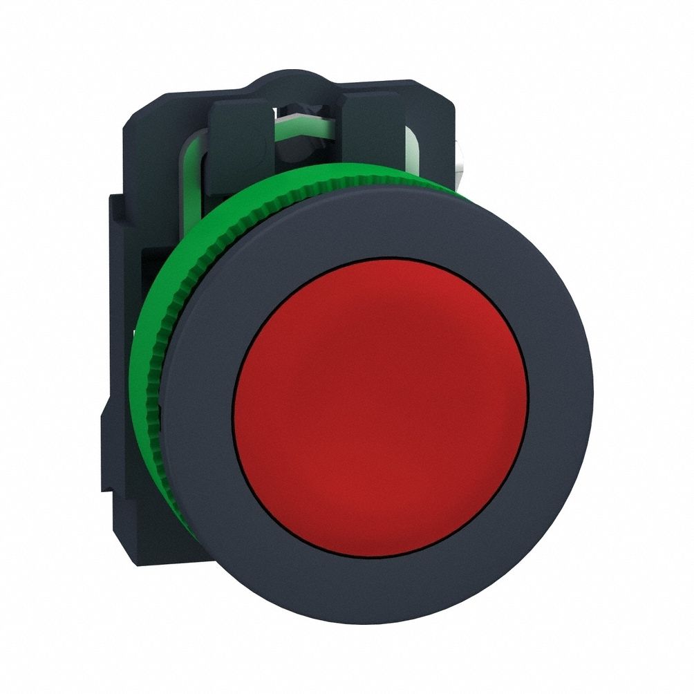 Flush Push Button Operator: Non-Illuminated, Flush Profile, Non-Metallic, 30 mm