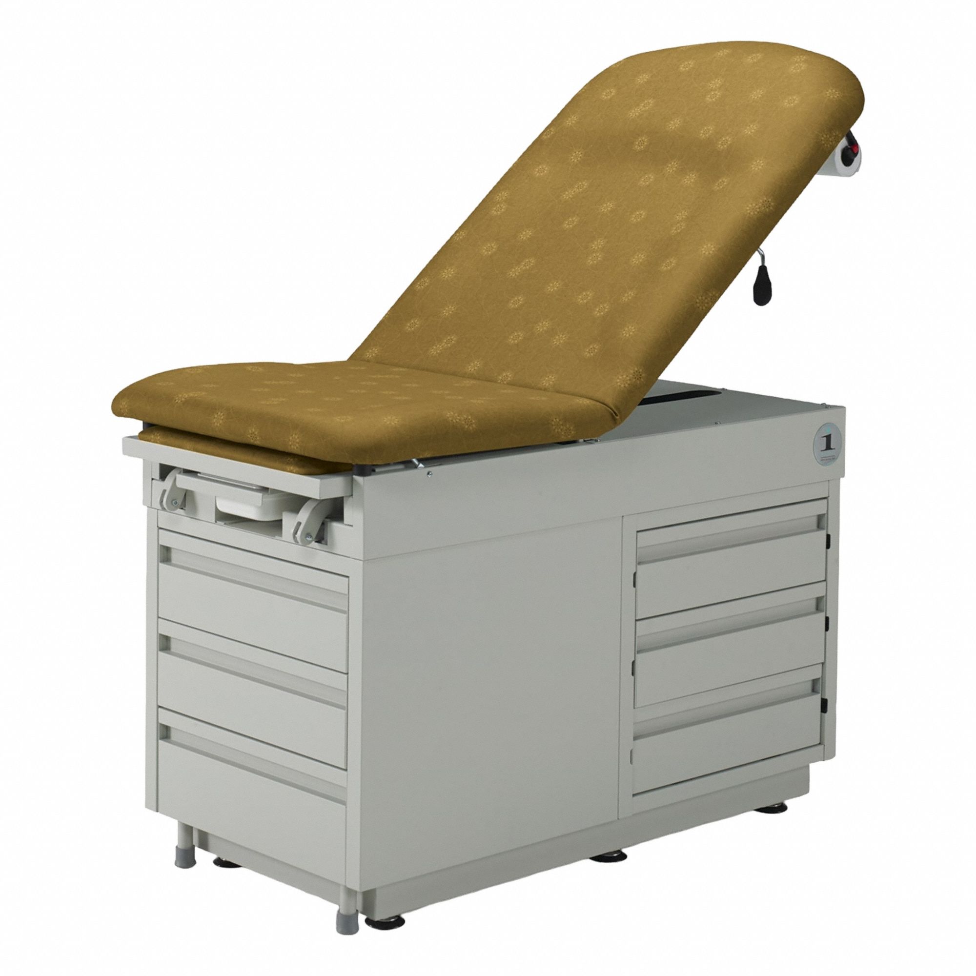 Exam Table: 32 in 52 in 27 in, 32 in Overall Ht, 27 in Overall Wd, 52 in Overall Lg, Doe