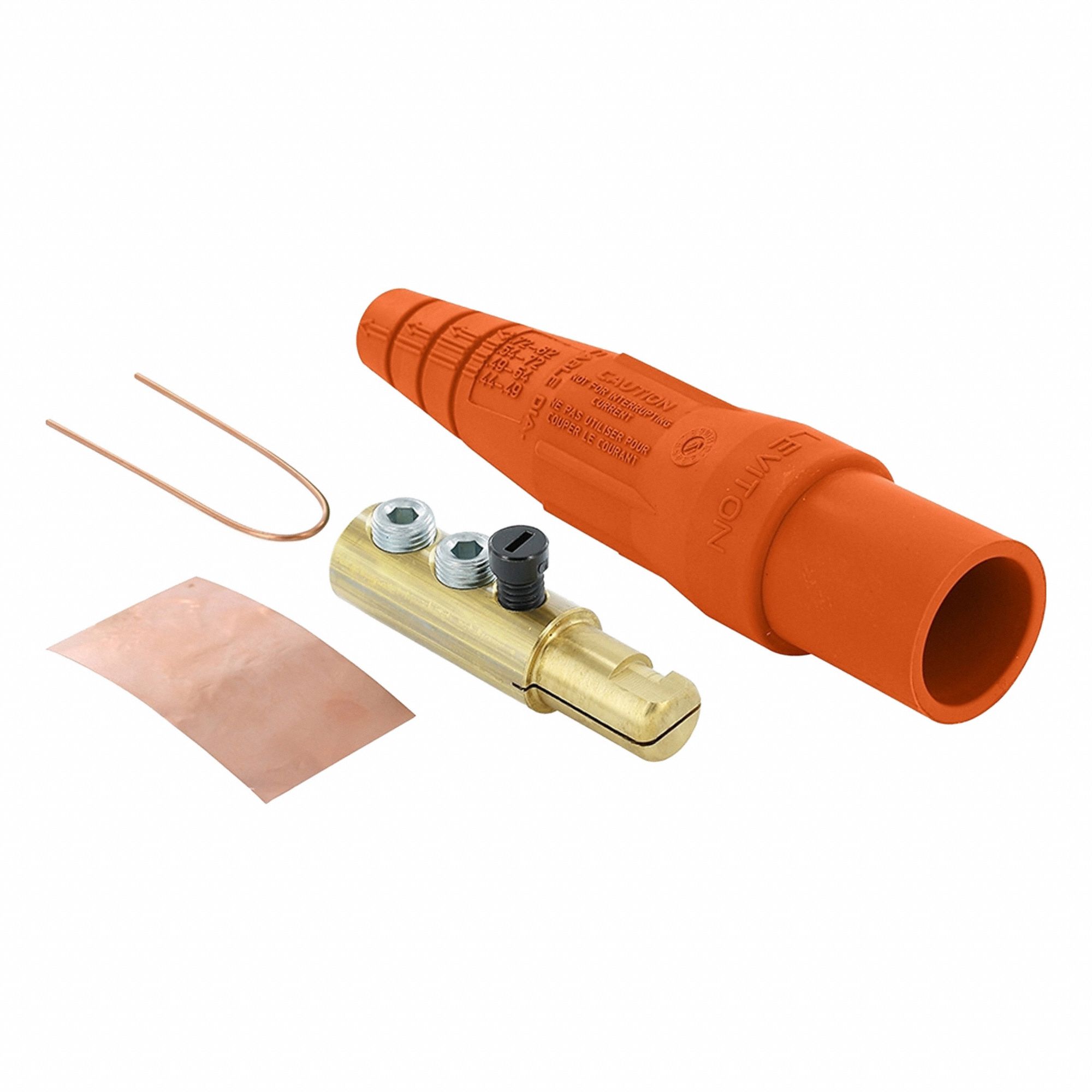 Male Plug: Male Plug, 300 A, Orange