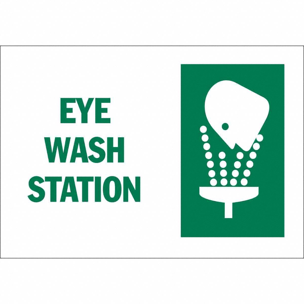 B40110H X14WGRN/WHTEYE WASH