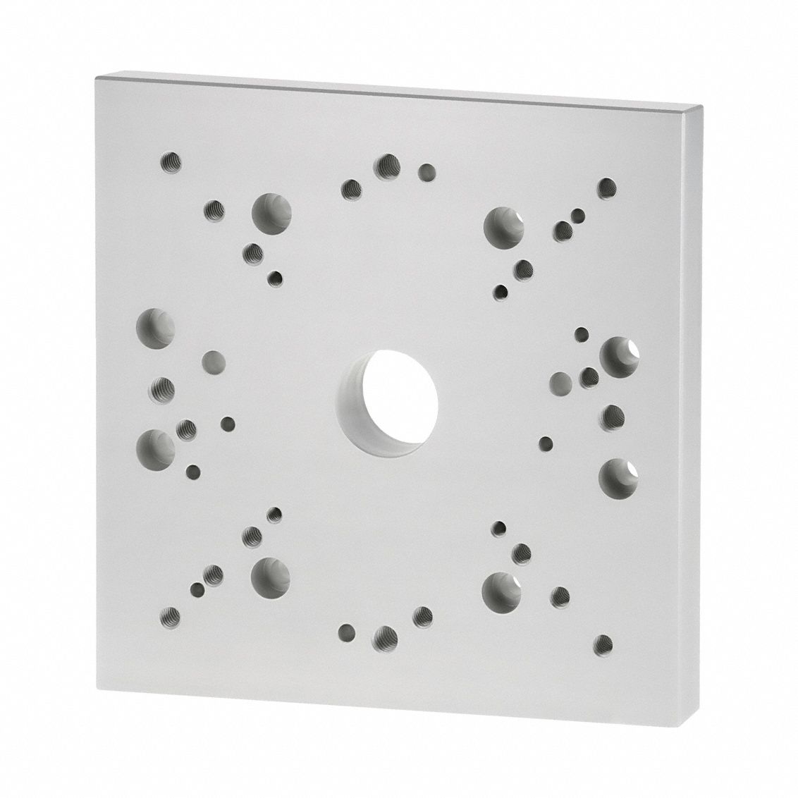 Tube Framing System Profiles: T-Slot Cobot Mounting Plate, 0.75 in H x 8 in W x 8 in L, Inch, Mobile