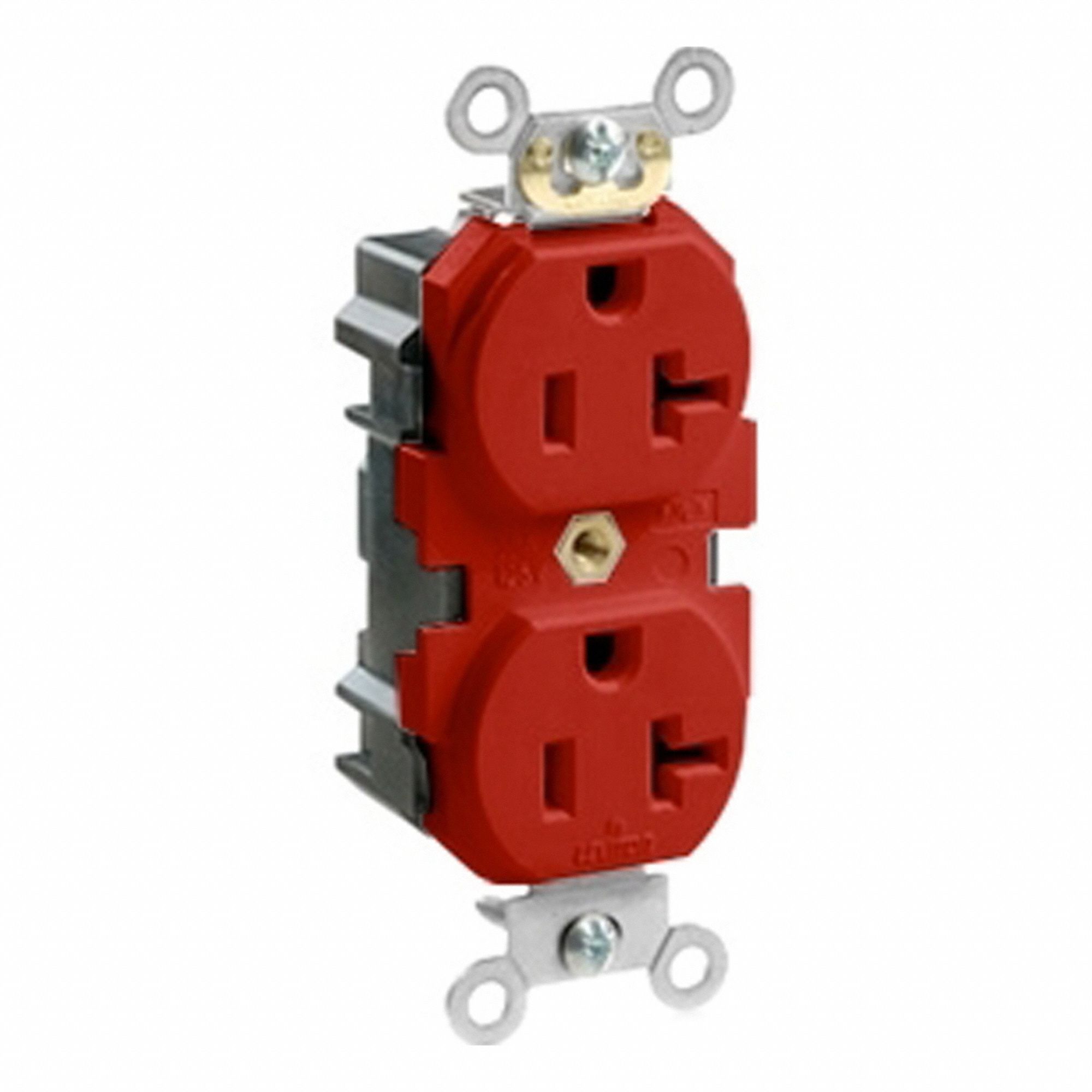 Lev-Lok Rec 20A 125V Red