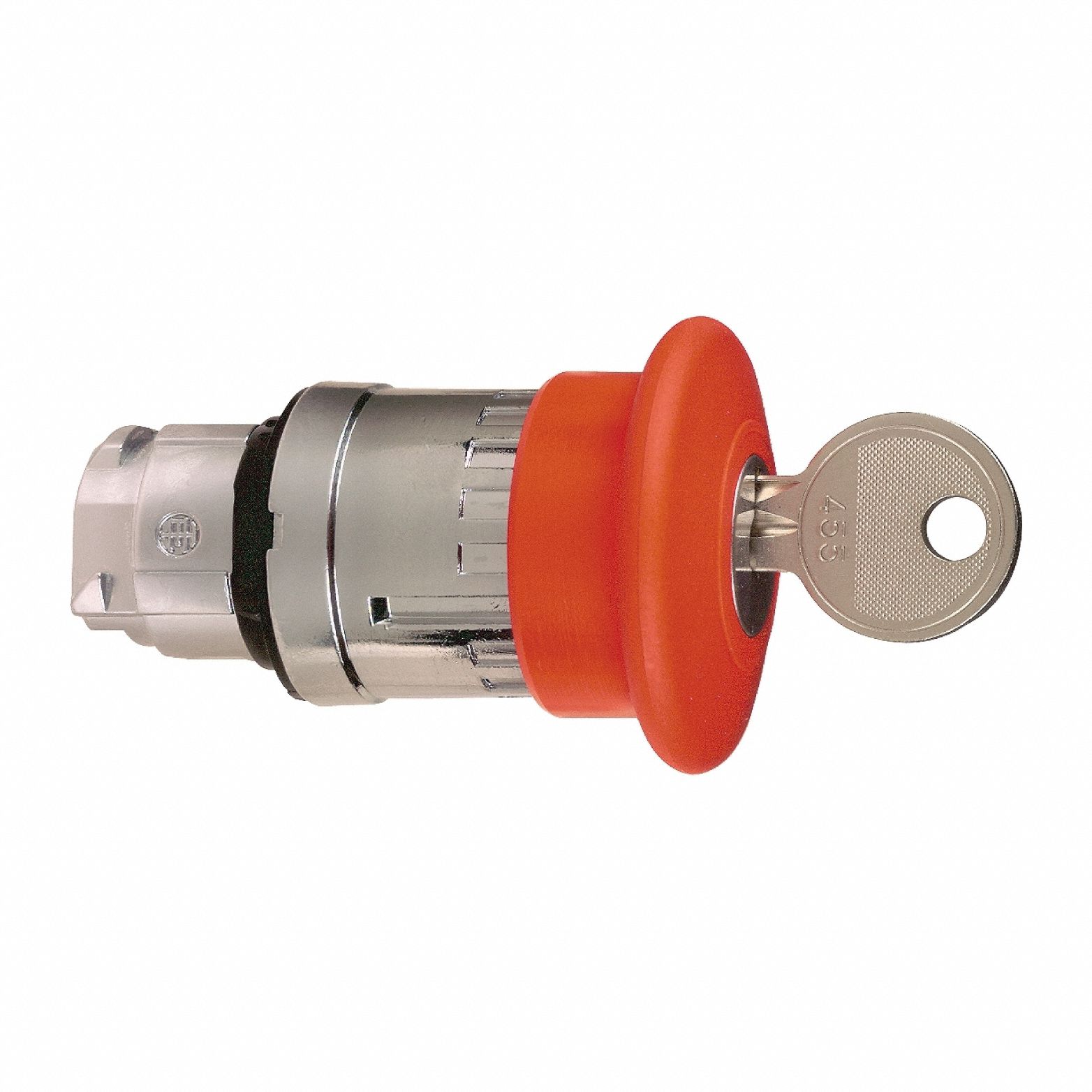 Emergency Stop Push Button: Red, 22 mm Mounting Size, Metallic, Maintained