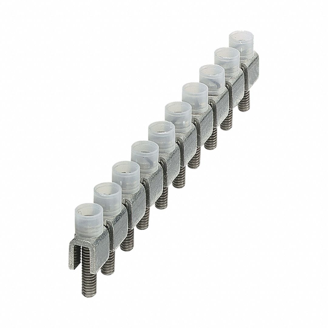 SCHNEIDER, Gray, Terminal Blocks, Screw Bridge - 913W16|NSYTRALF1610 ...