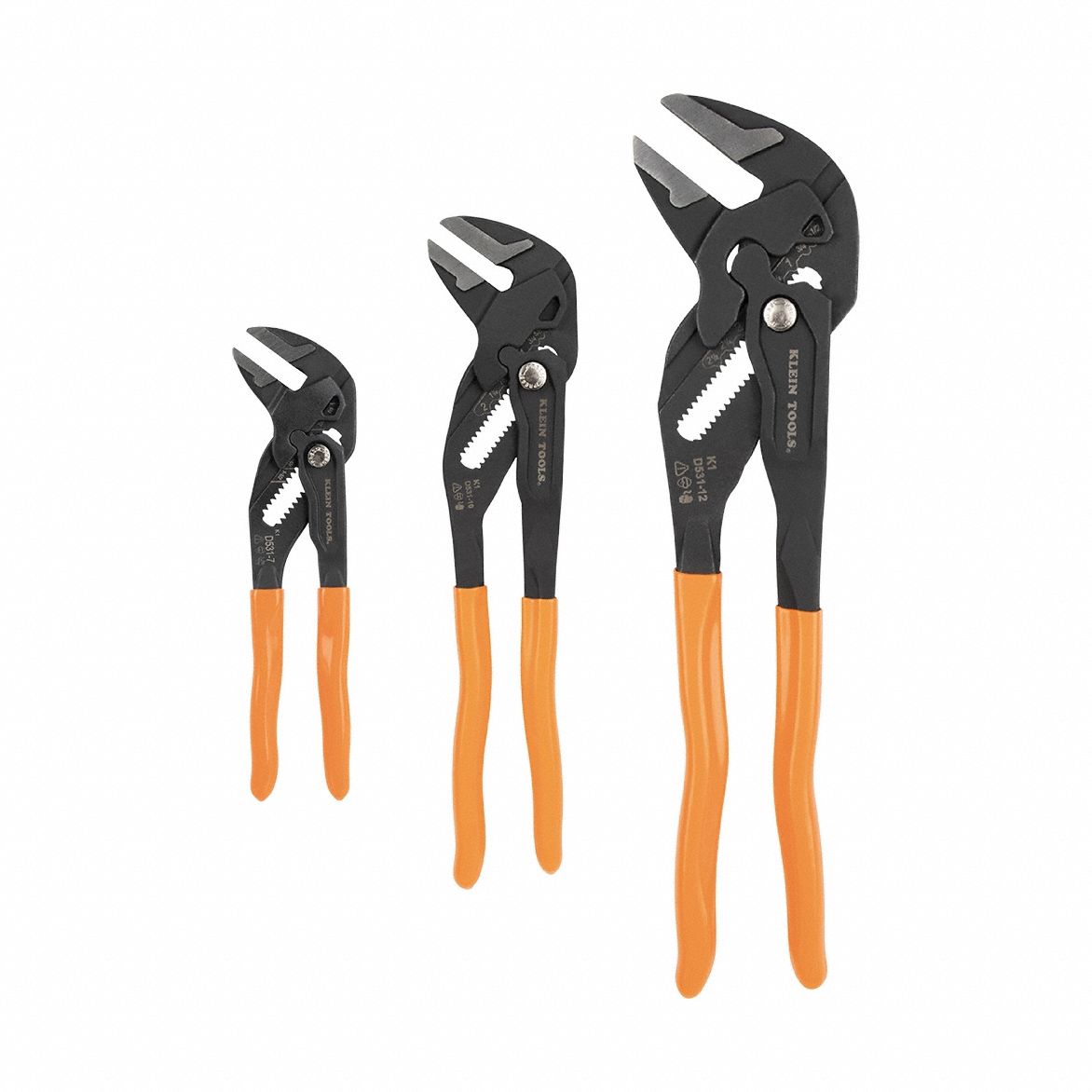 Compact Plier Wrench Set 3-Piece