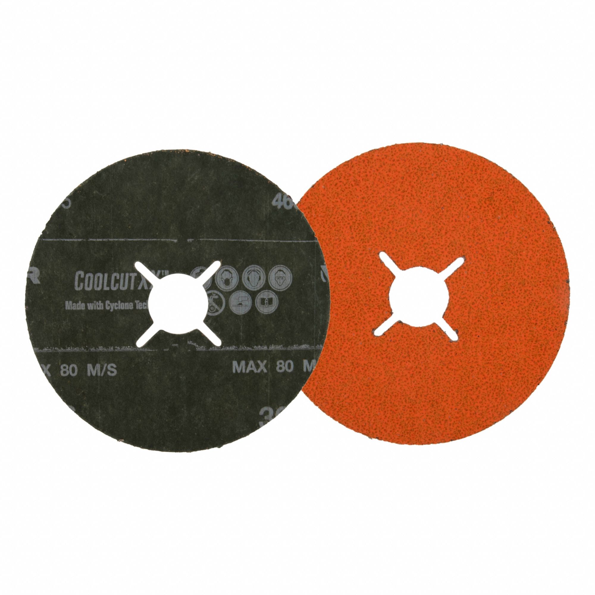 Fiber Disc, Coated, Ceramic, Fiber, PK25