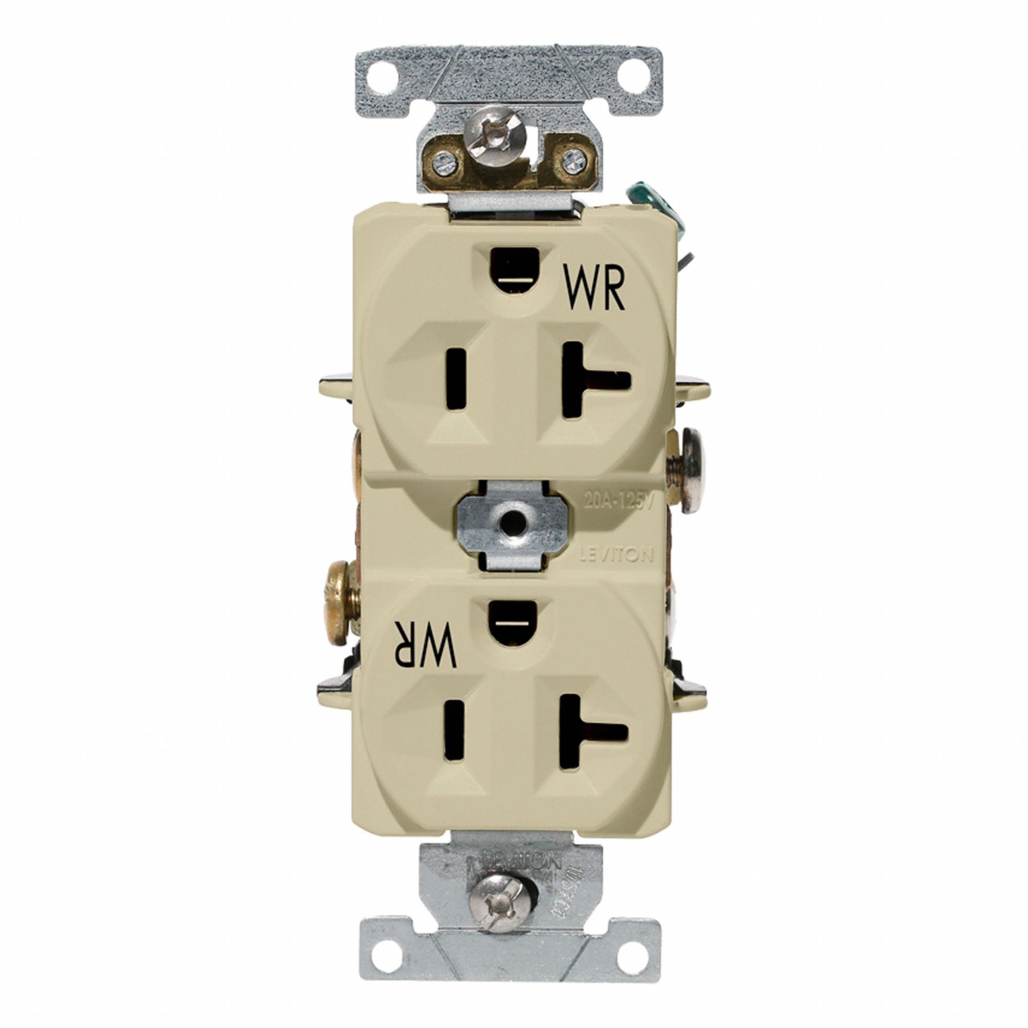 Duplex Receptacle Outlet 20A Ivory 125V