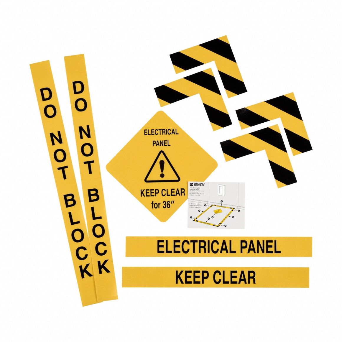 Floor Marking Kit Yellow/Black