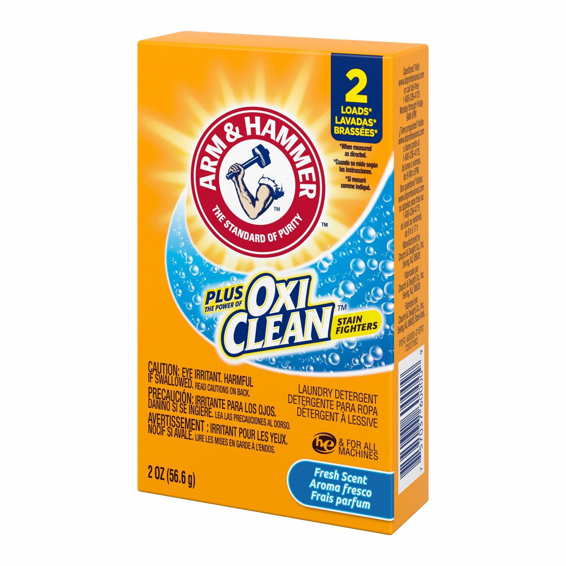 Laundry Detergent: Laundry Detergent, High Efficiency Compatibility, Box, 2 oz, 156 PK