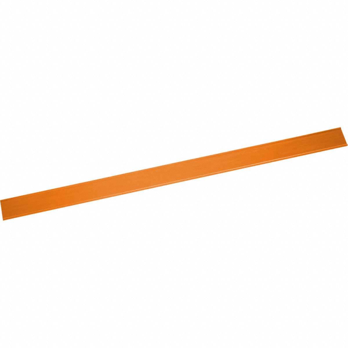 Marking Stake: Polyester, 3 3/4 in Post Wd, Straight Post End, Includes Reflective Striping, White