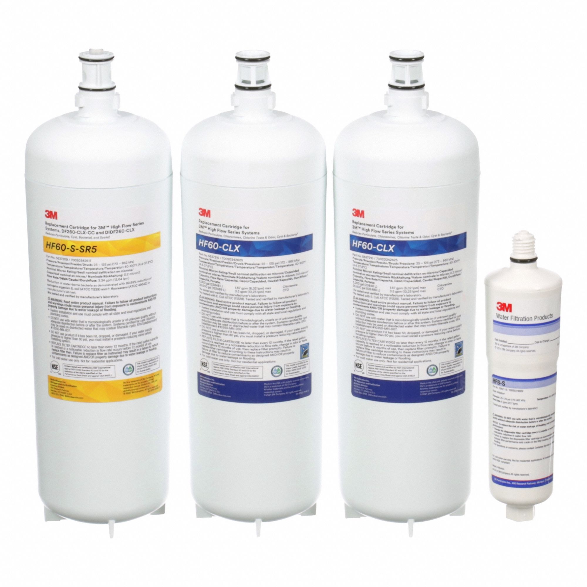 Filter Pack: 0.2 micron, 7 gpm, 70, 000 gal, 5 7/8 in Overall Ht, 15 1/8 in Overall Dia