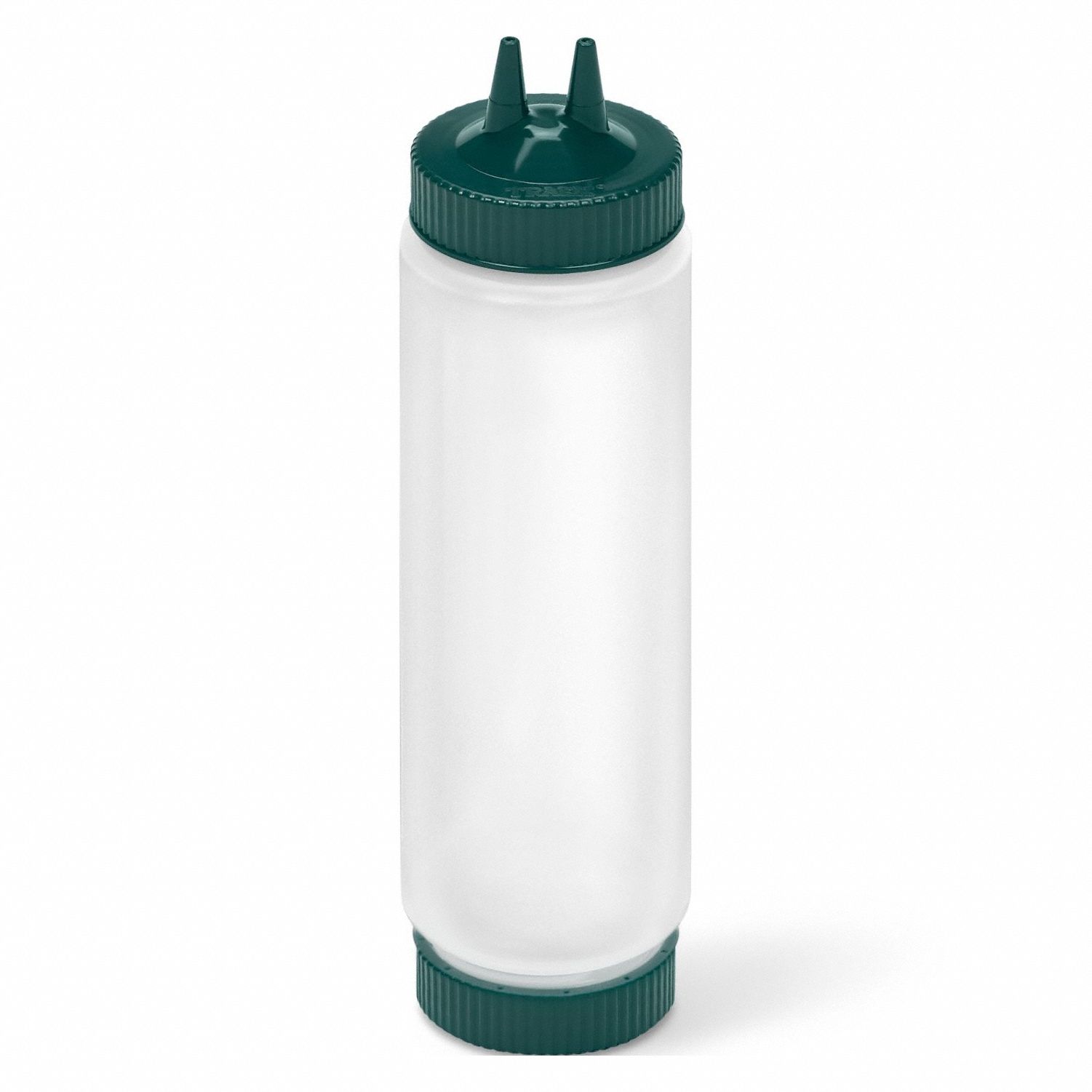 Squeeze Bottle Clear/Green Polyethylene